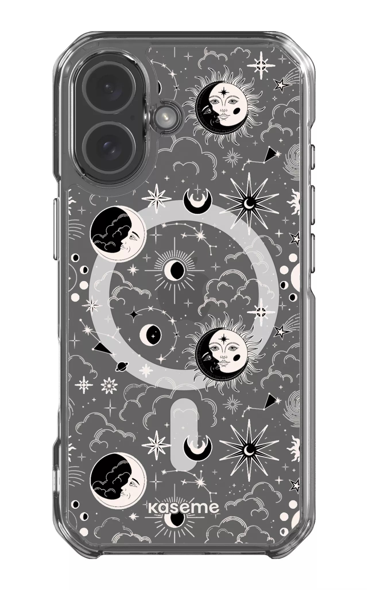 iPhone 17 Clear Case Magsafe Milky Way White Clear Case -