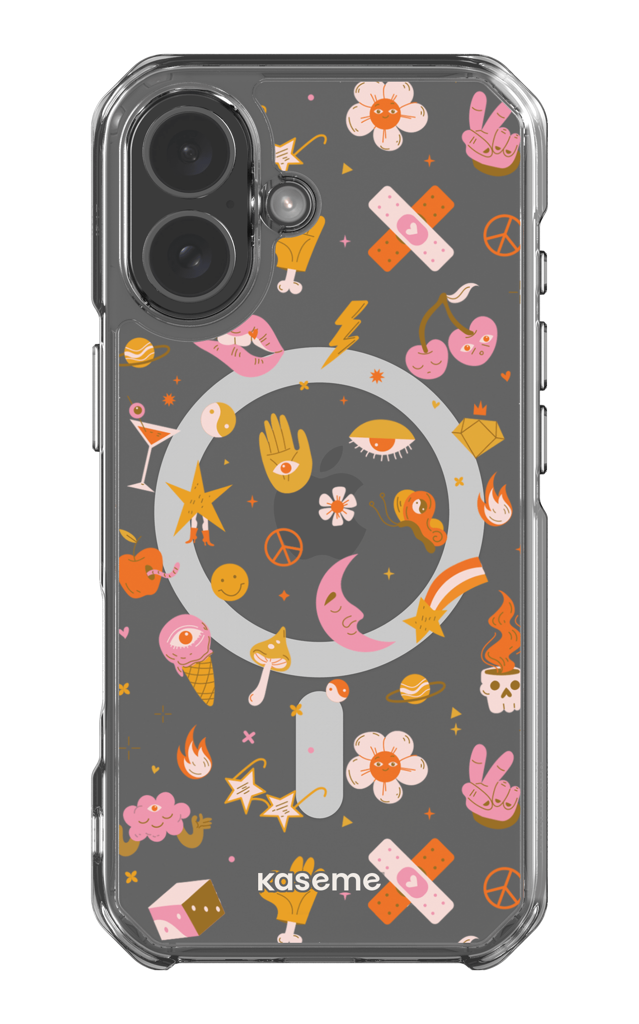 iPhone 17 Clear Case Magsafe Psycho Clear Case -