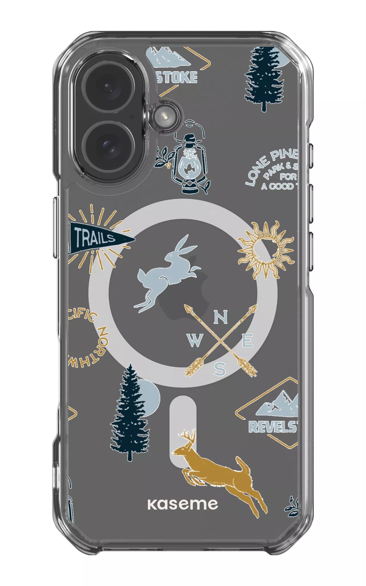 iPhone 17 Clear Case Magsafe Revelstoke white Clear Case -