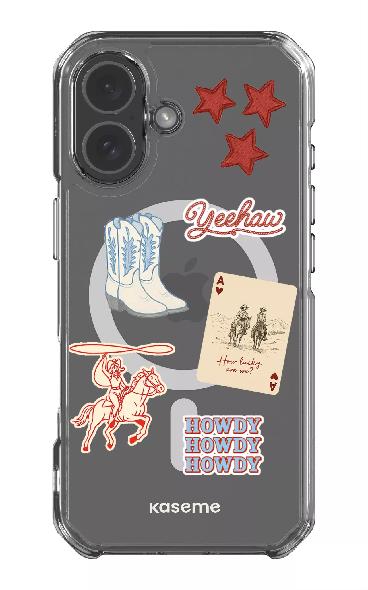 iPhone 17 Clear Case Magsafe Yeehaw Clear Case -