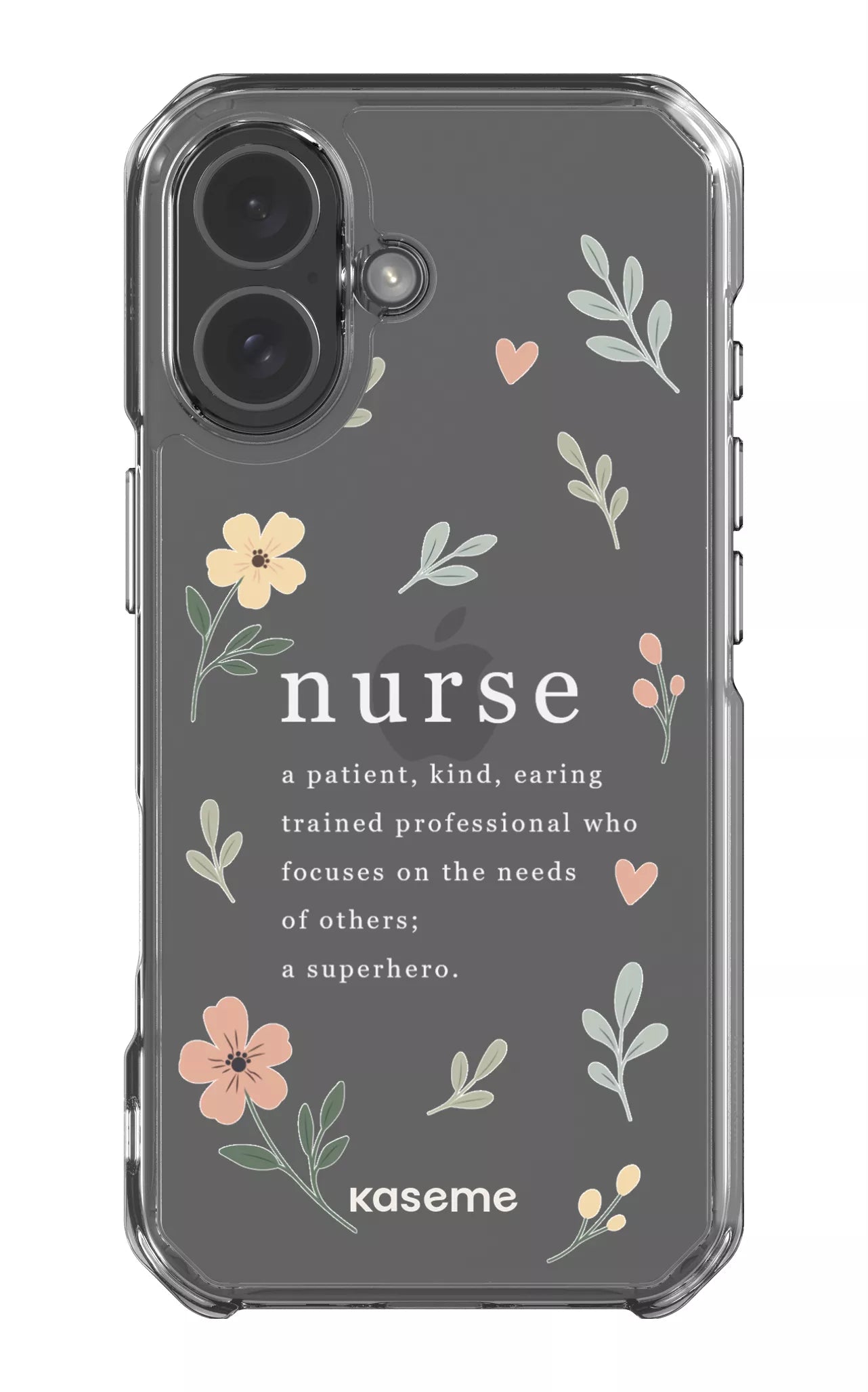 iPhone 17 Clear Case With Heart Clear Case -