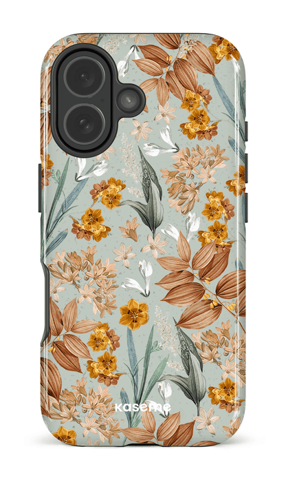 iPhone 17 Impact Case Autumn Leaves Blue -