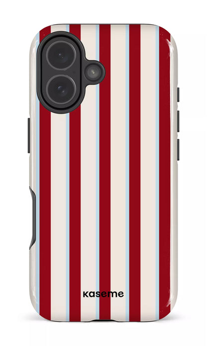 iPhone 17 Impact Case Berry Lane Red & Blue -
