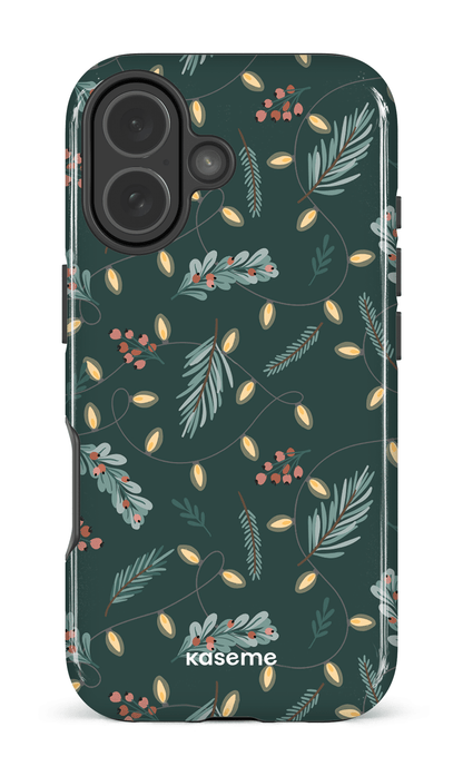 iPhone 17 Impact Case Cozy winter night green -