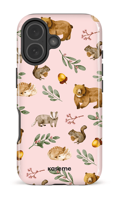 iPhone 17 Impact Case Furry Forest Pink -