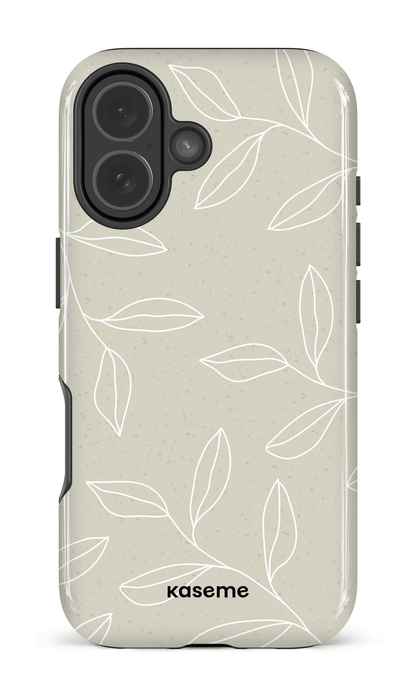 iPhone 17 Impact Case Gloomy Beige and White -