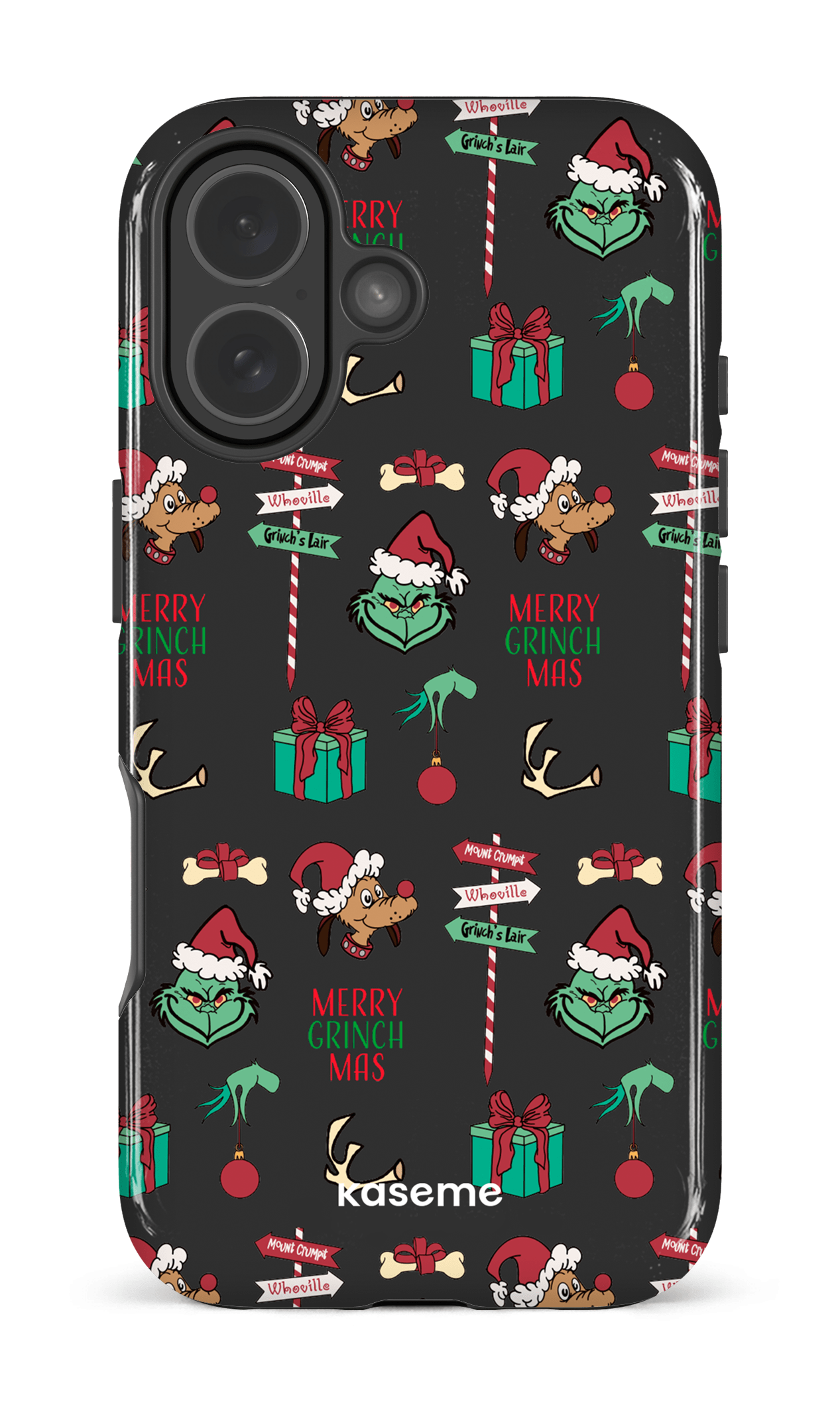 iPhone 17 Impact Case Grinchmas black -