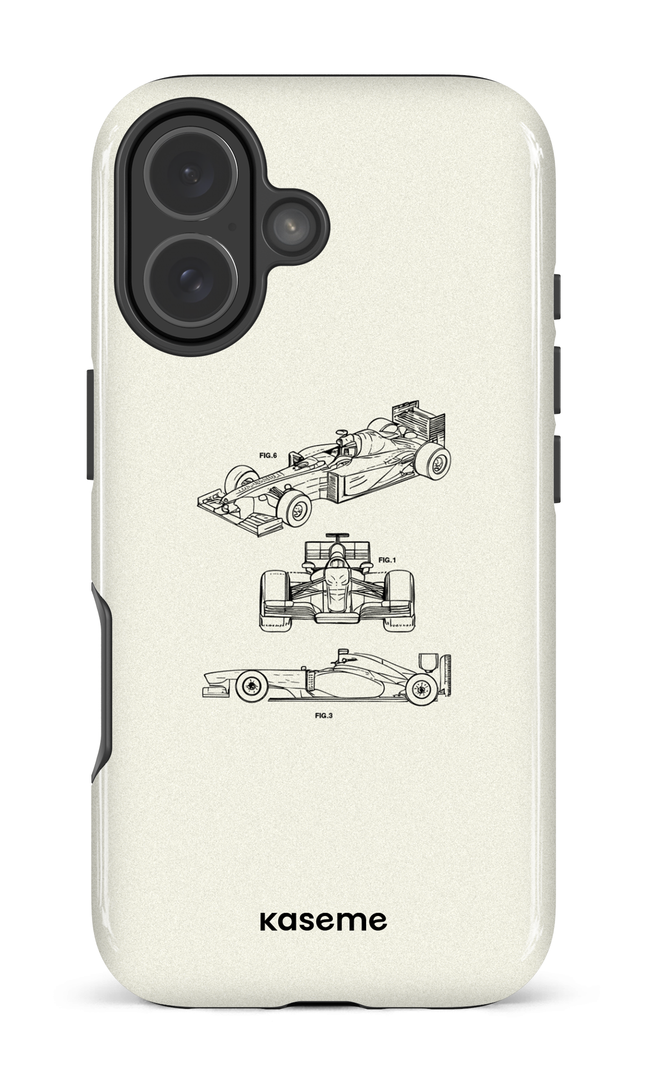 iPhone 17 Impact Case Sport Car White -