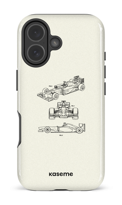 iPhone 17 Impact Case Sport Car White -