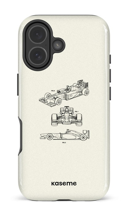 iPhone 17 Impact Case Sport Car White -