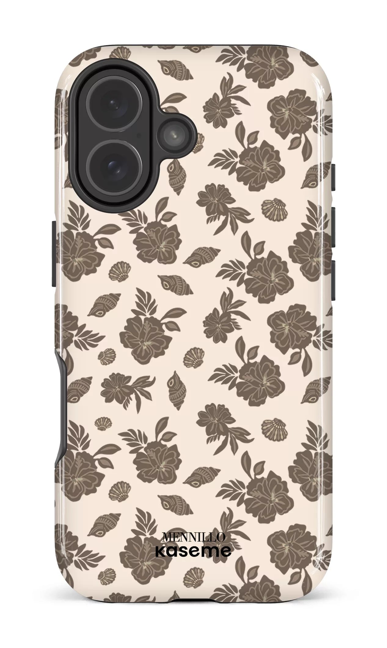 iPhone 17 MagSage - Impact Case Floral Brown by Mennillo -