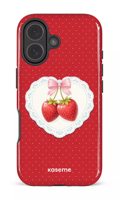 iPhone 17 MagSage - Impact Case Fresa Lace Red -
