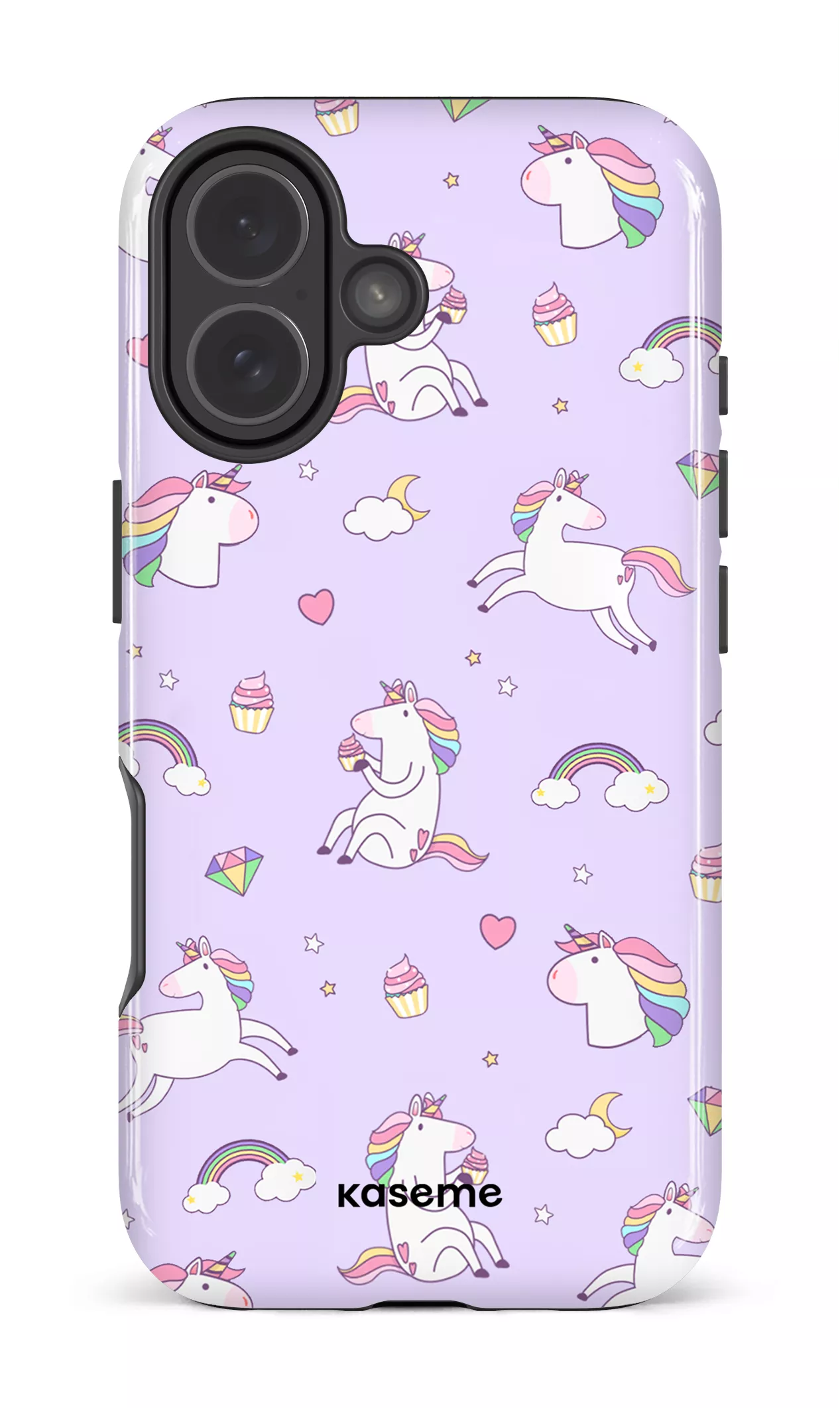 iPhone 17 MagSage - Impact Case Glitter purple -