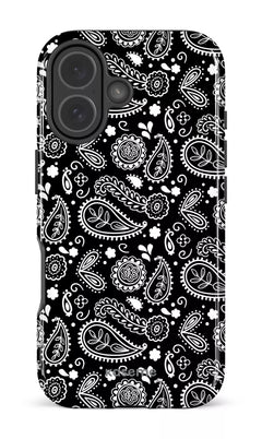 iPhone 17 MagSage - Impact Case Paisley black -