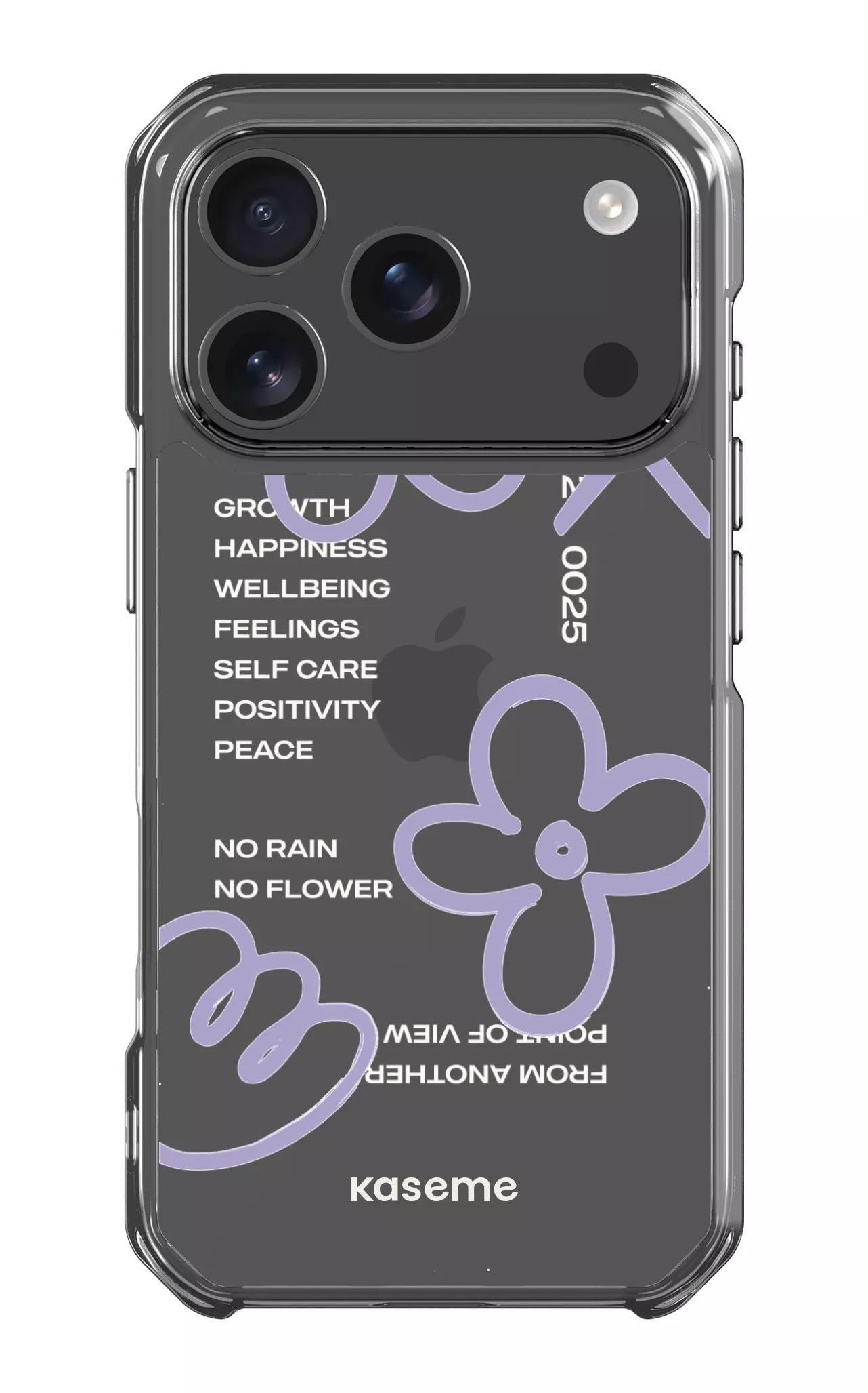 iPhone 17 Pro Clear Case Feelings purple Clear Case -