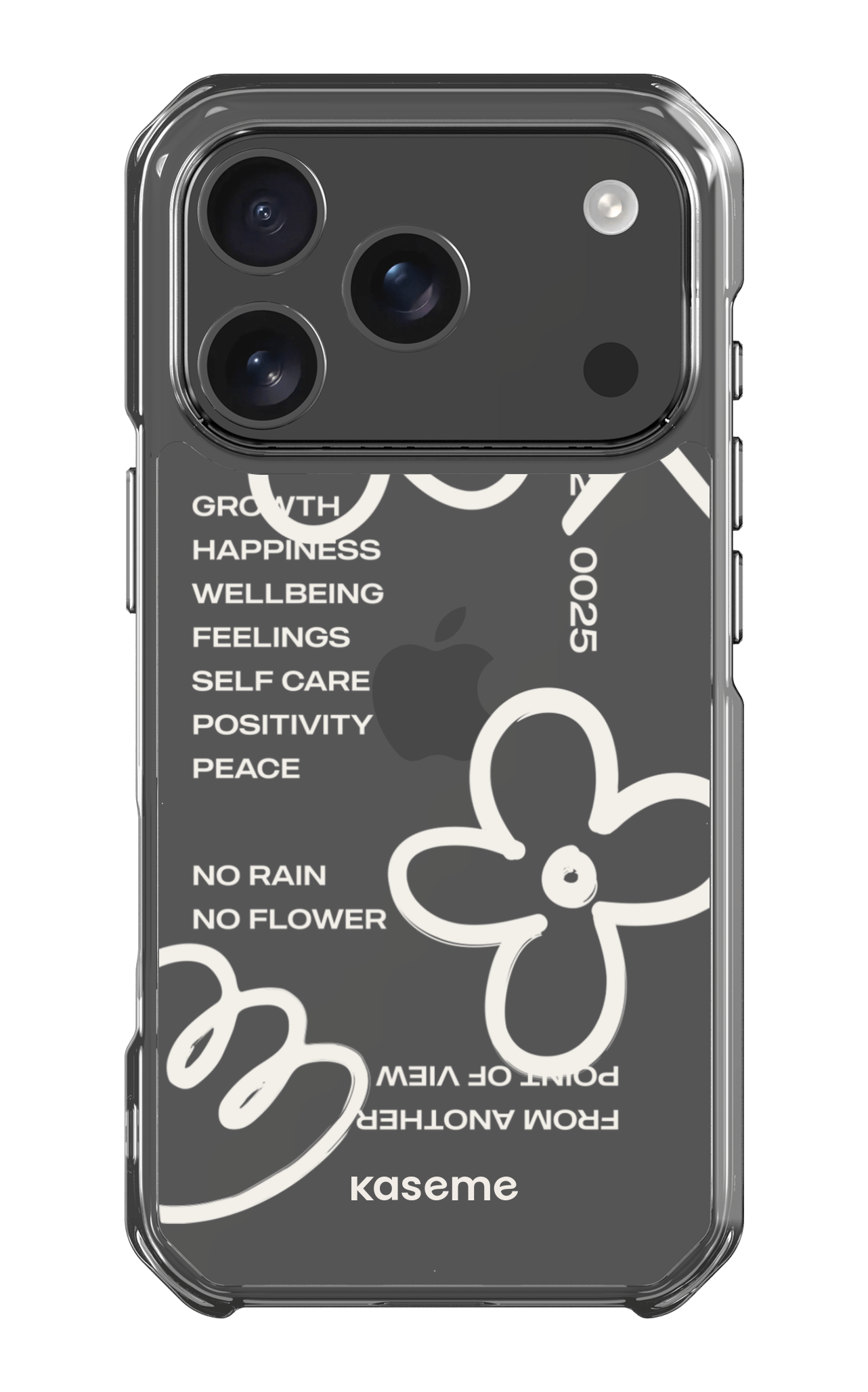 iPhone 17 Pro Clear Case Feelings white Clear Case -