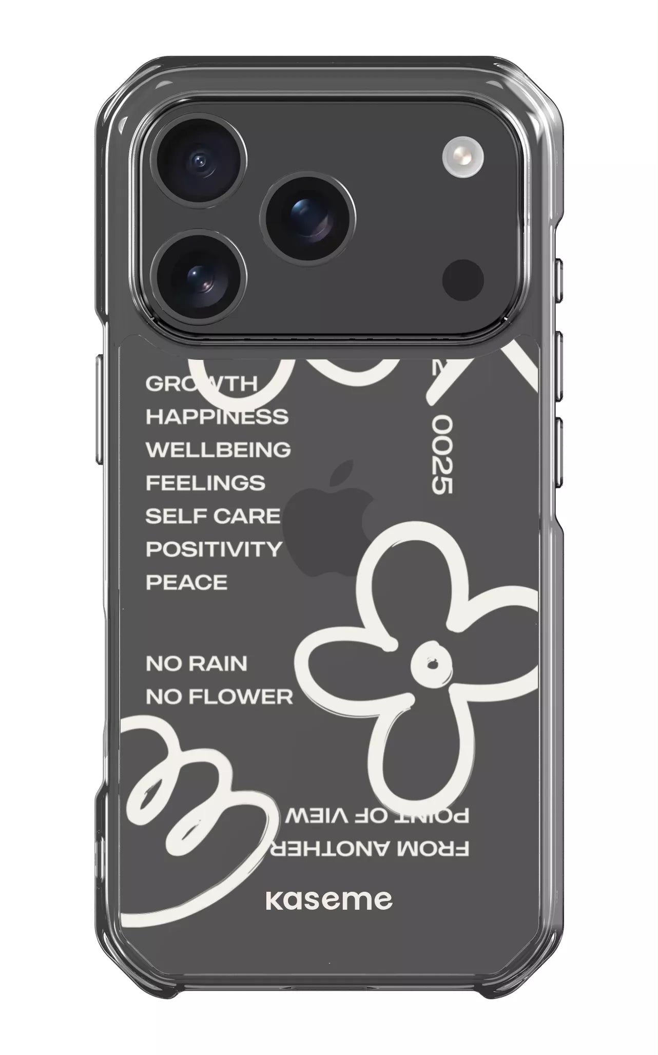 iPhone 17 Pro Clear Case Feelings white Clear Case -