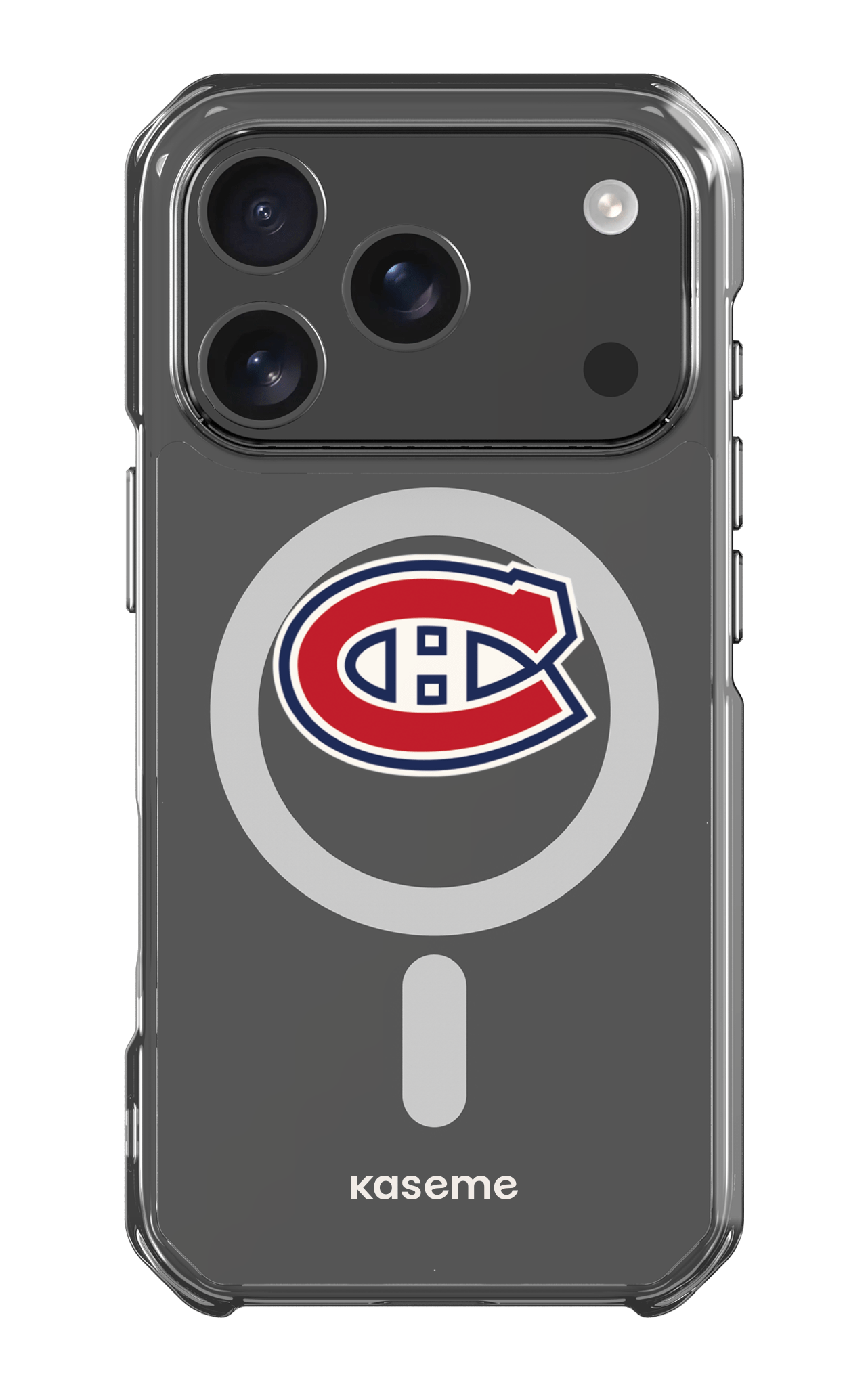 iPhone 17 Pro Clear Case Magsafe Canadiens Logo Clear -