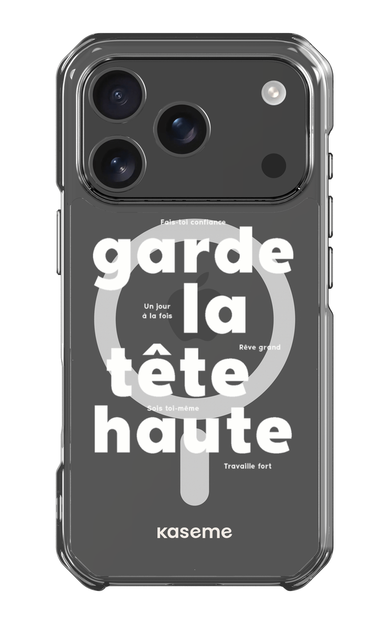 iPhone 17 Pro Clear Case Magsafe État d'esprit Clear Case -