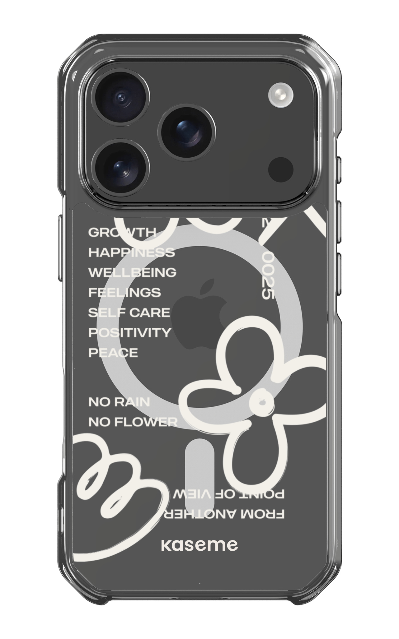 iPhone 17 Pro Clear Case Magsafe Feelings white Clear Case -