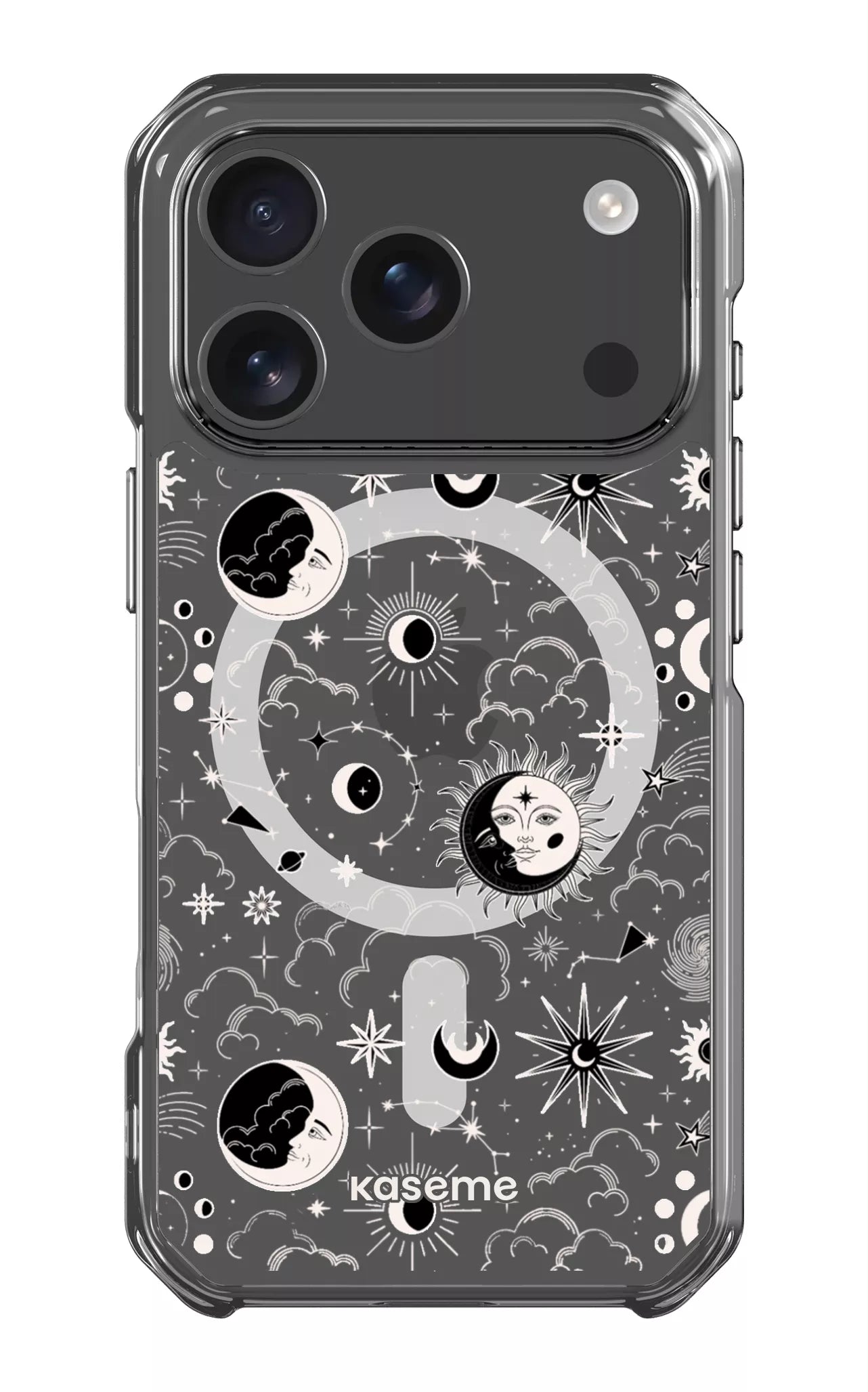 iPhone 17 Pro Clear Case Magsafe Milky Way White Clear Case -