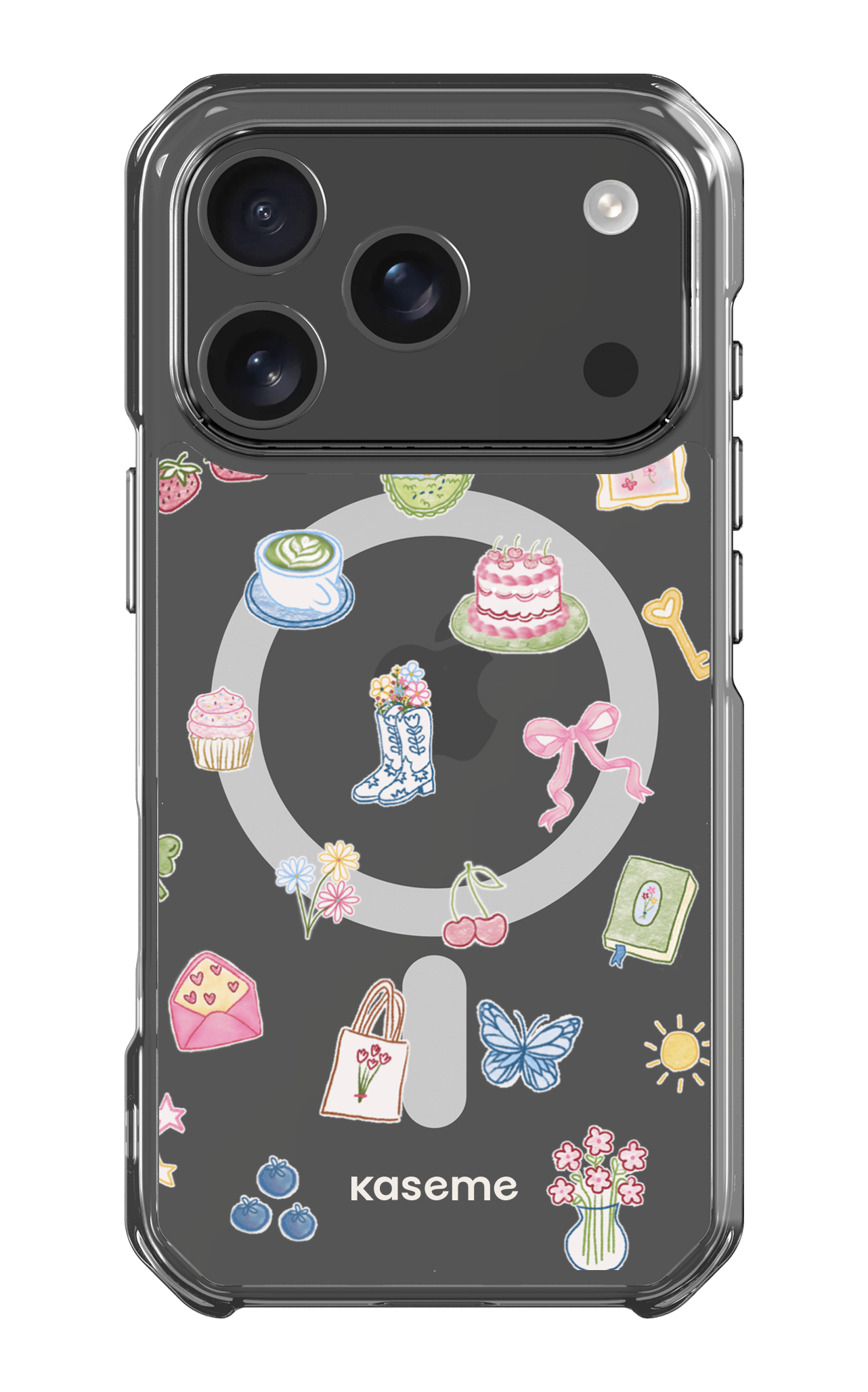 iPhone 17 Pro Clear Case Magsafe Poetry Clear Case -