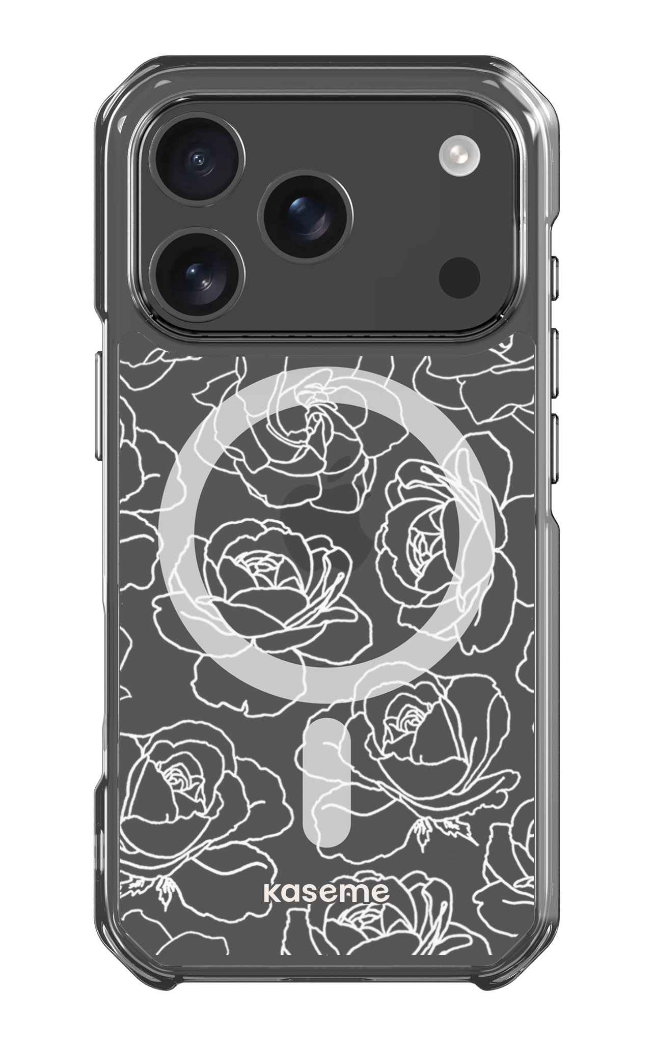 iPhone 17 Pro Clear Case Magsafe Polar Flowers Clear Case -