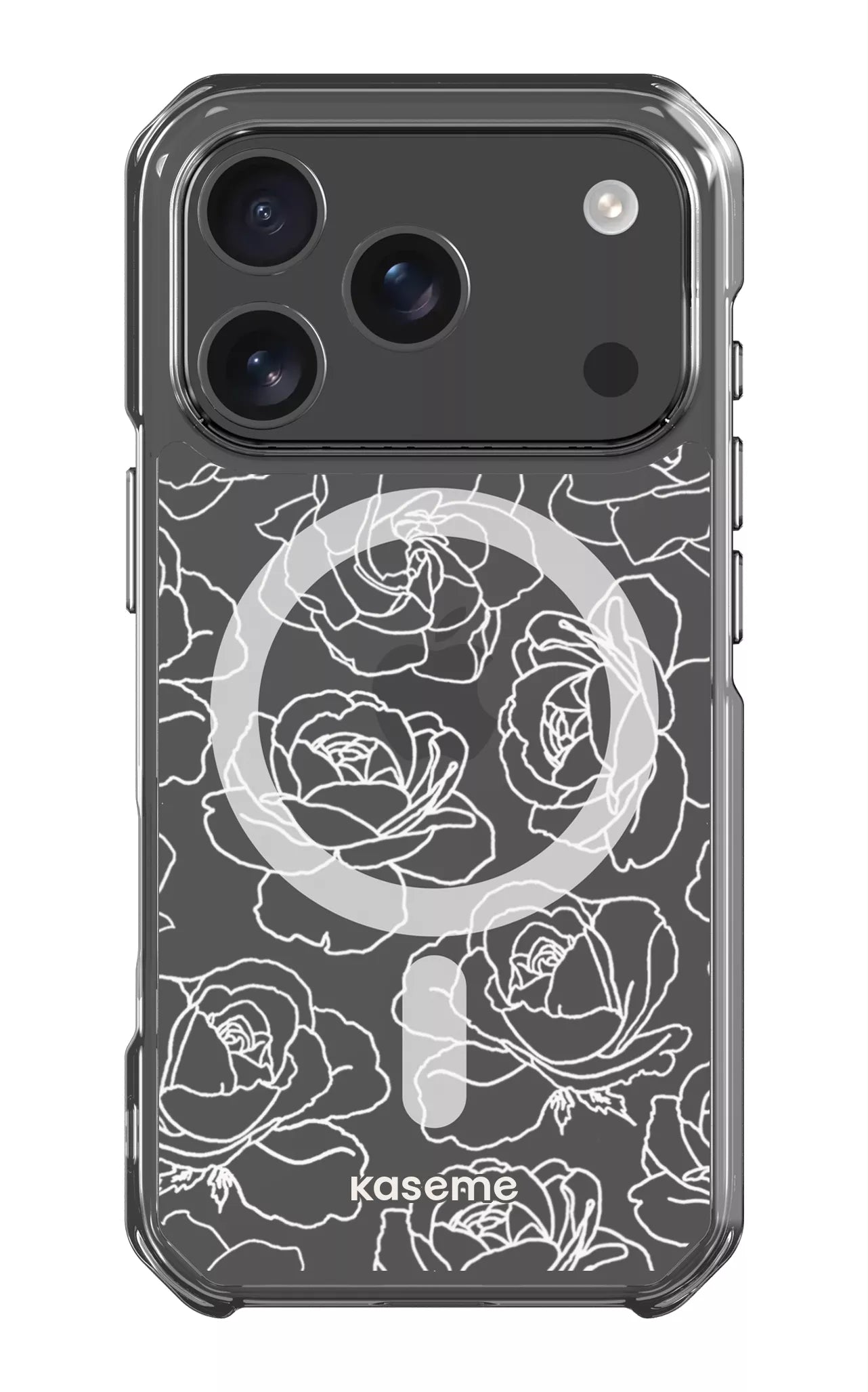 iPhone 17 Pro Clear Case Magsafe Polar Flowers Clear Case -