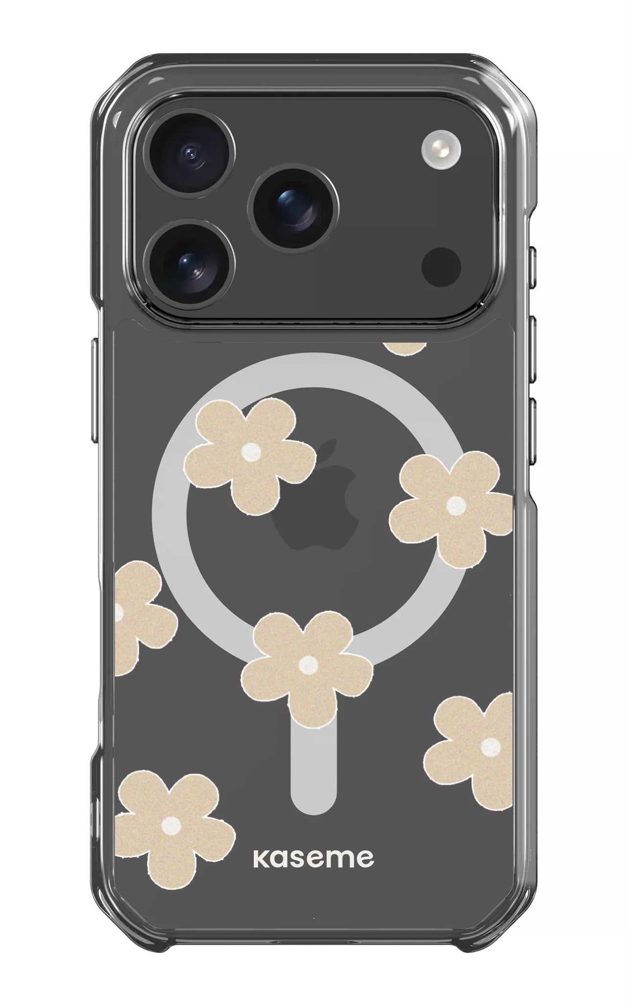 iPhone 17 Pro Clear Case Magsafe Woodstock Beige Clear Case -