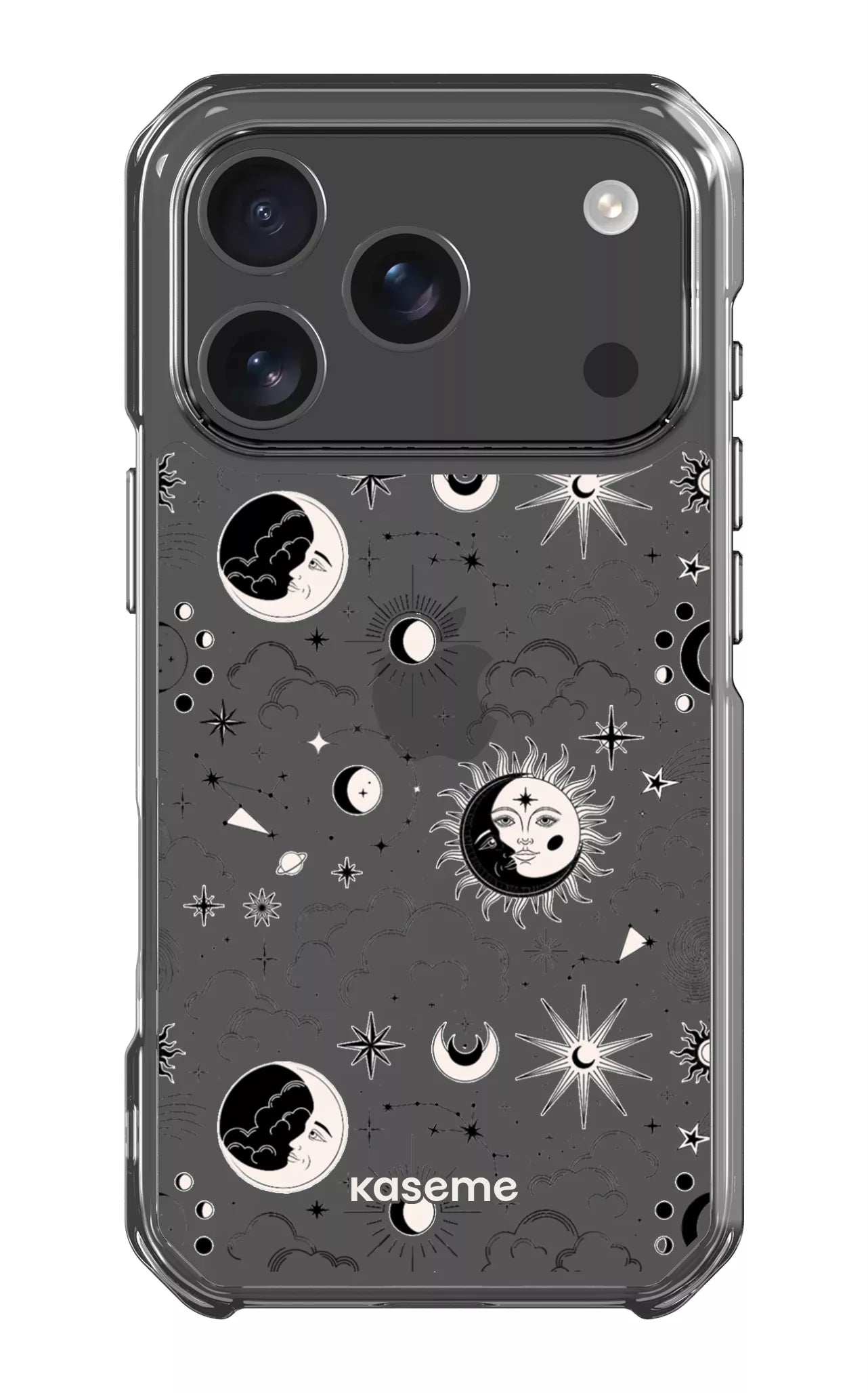iPhone 17 Pro Clear Case Milky Way Black Clear Case -