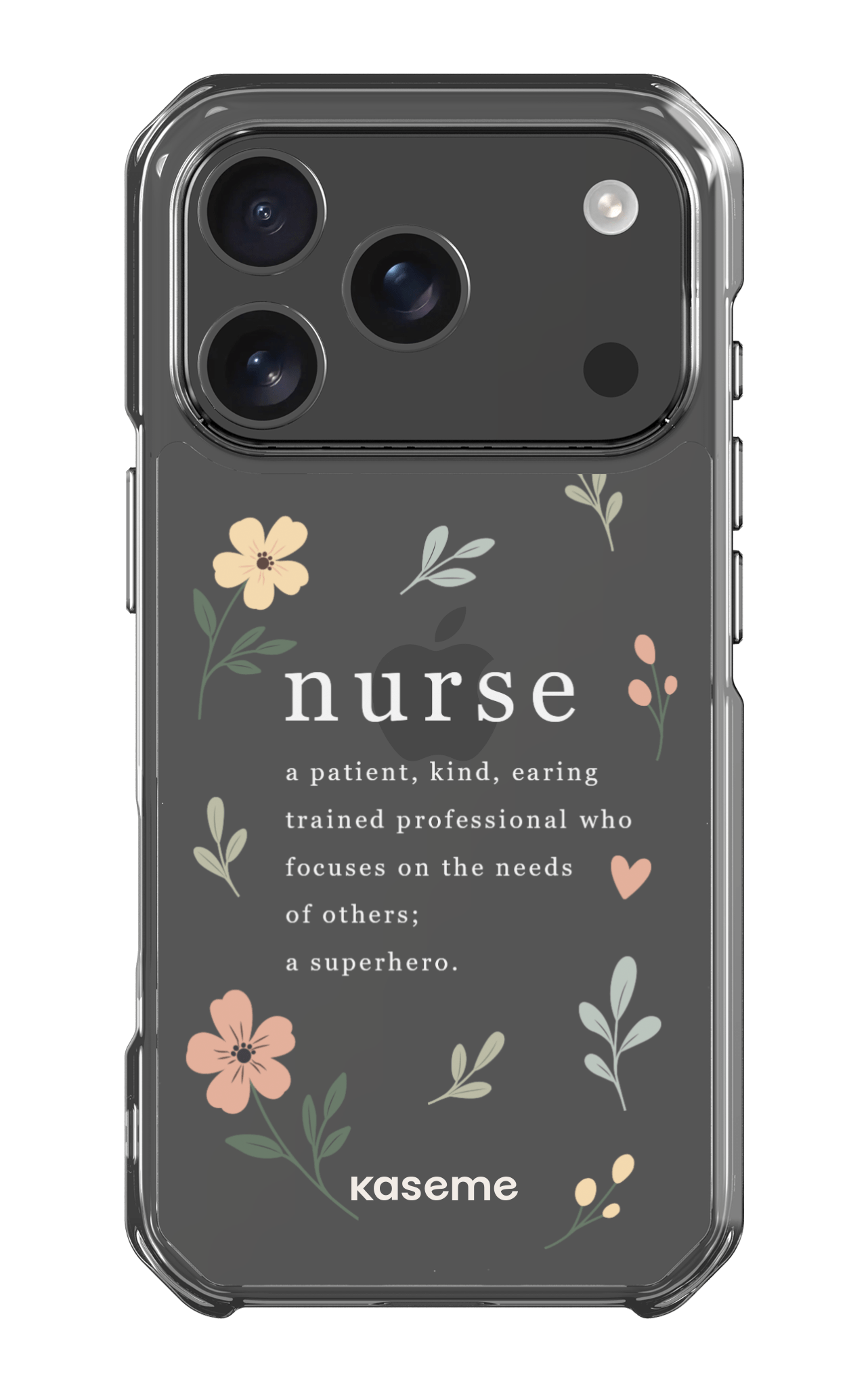 iPhone 17 Pro Clear Case With Heart Clear Case -