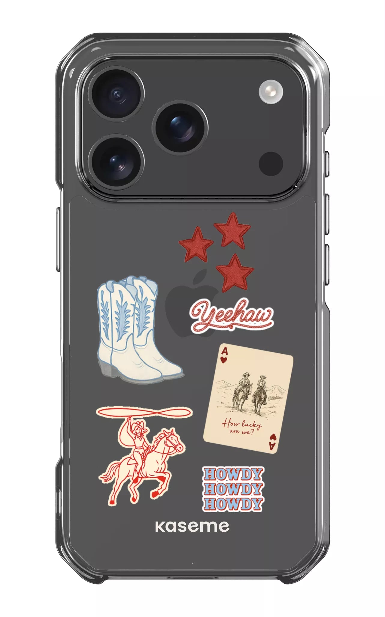 iPhone 17 Pro Clear Case Yeehaw Clear Case -