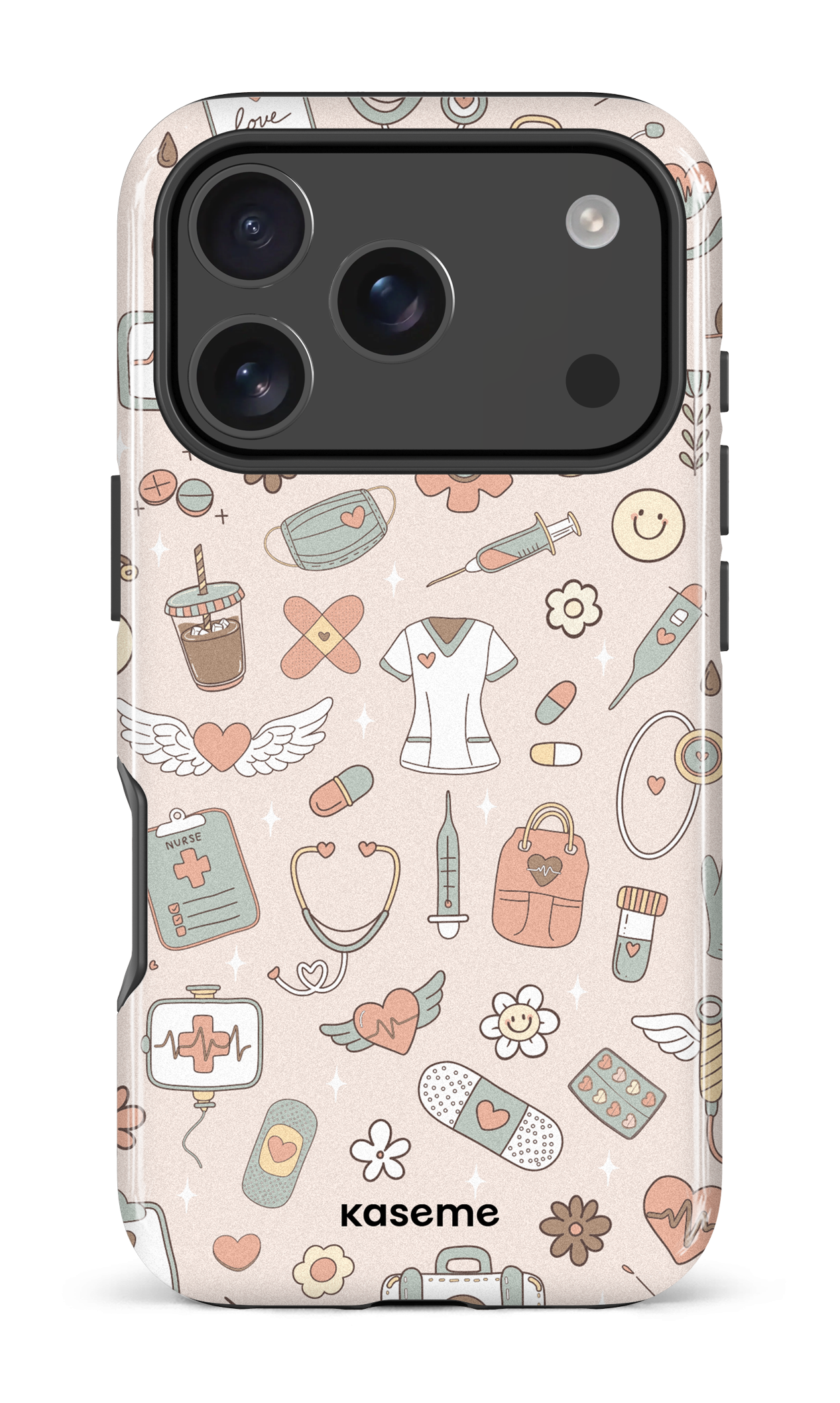 iPhone 17 Pro Impact Case Code Beige -