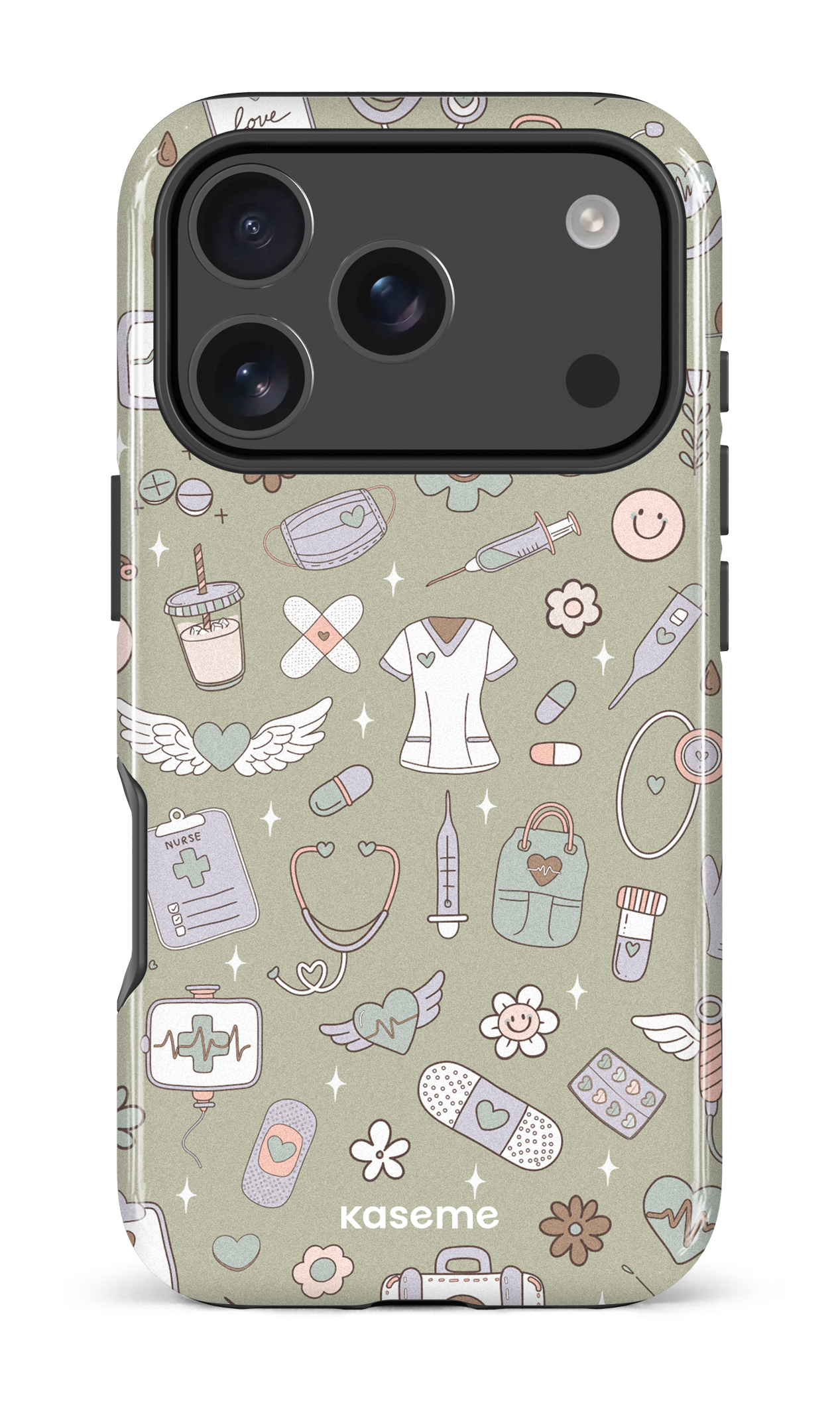 iPhone 17 Pro Impact Case Code Green -