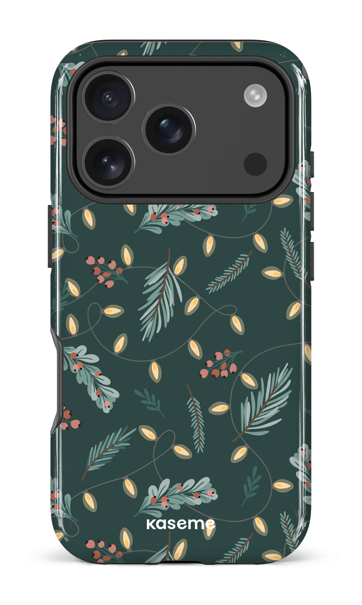iPhone 17 Pro Impact Case Cozy winter night green -