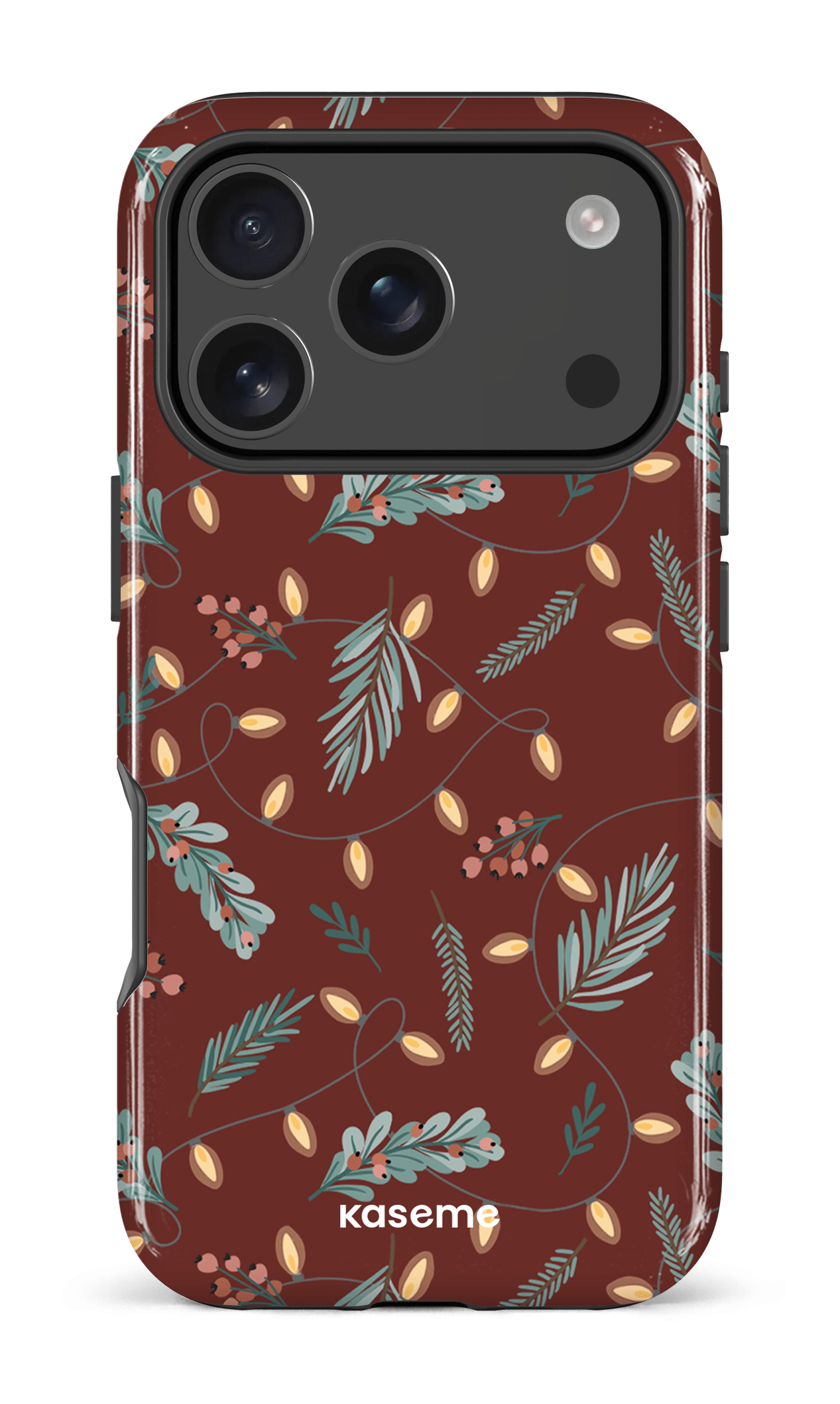 iPhone 17 Pro Impact Case Cozy winter night red -