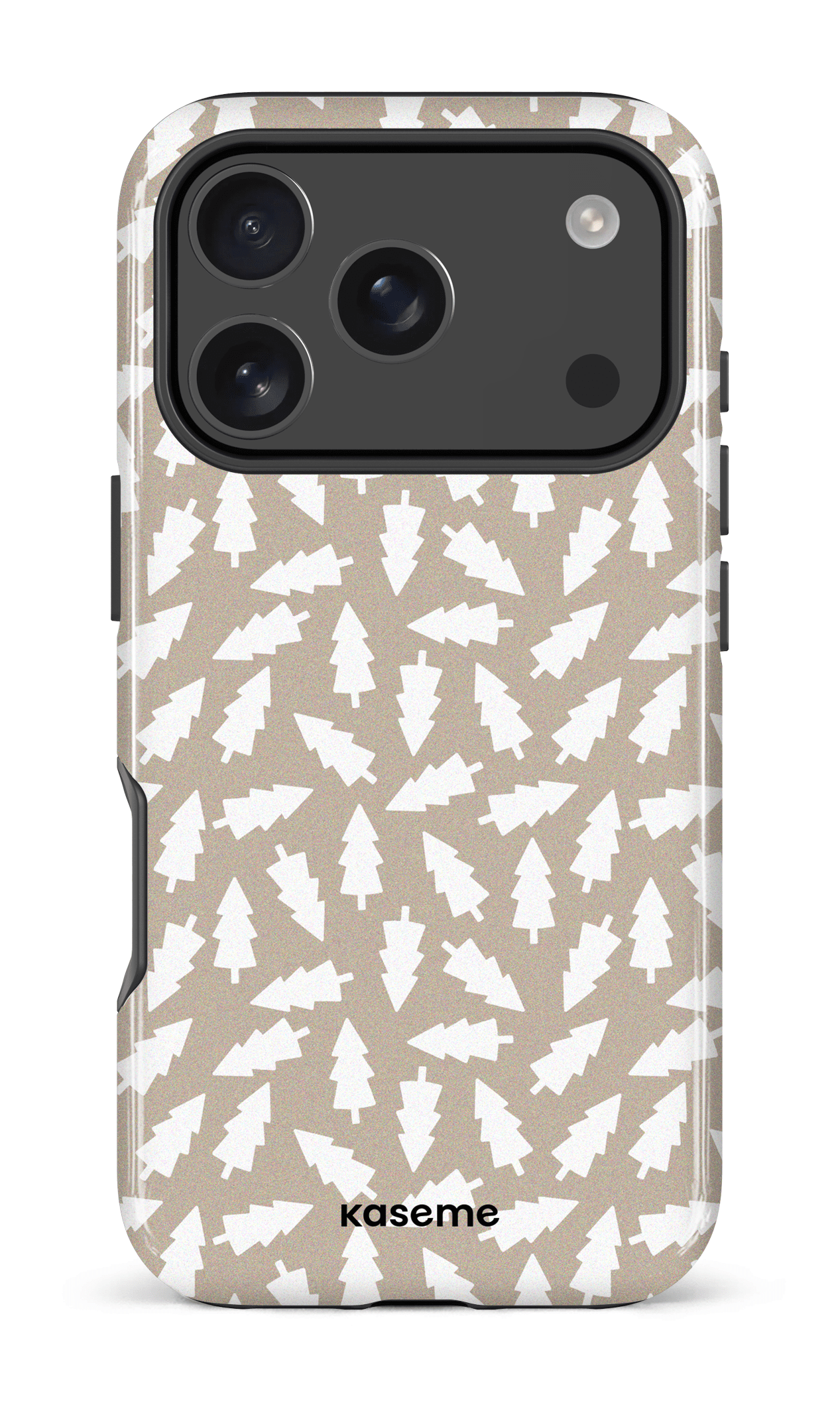 iPhone 17 Pro Impact Case Fir Trees beige -