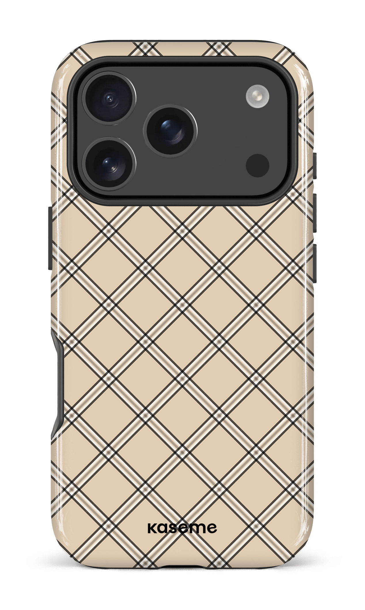 iPhone 17 Pro Impact Case Flannel Beige -