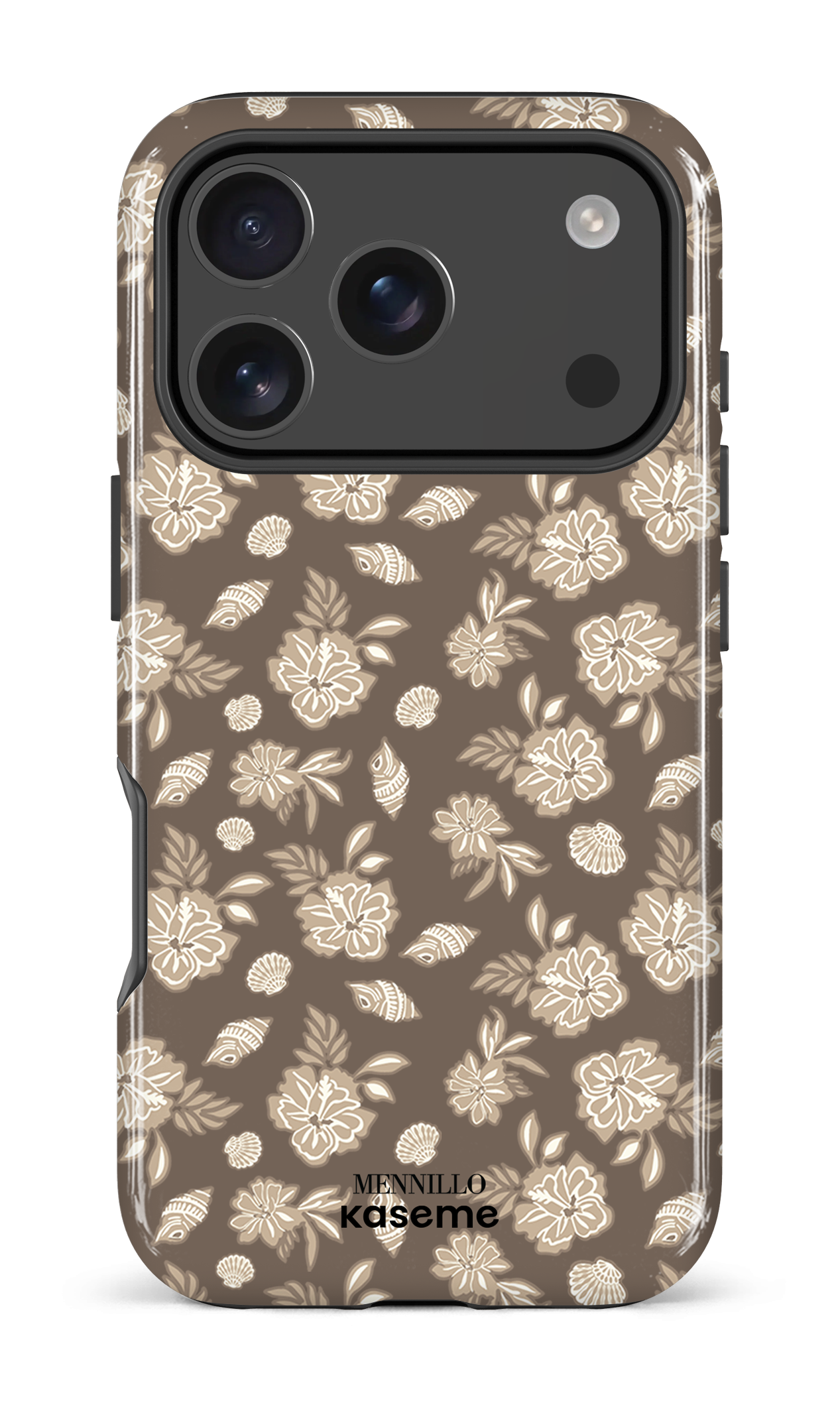 iPhone 17 Pro Impact Case Floral Cream by Mennillo -