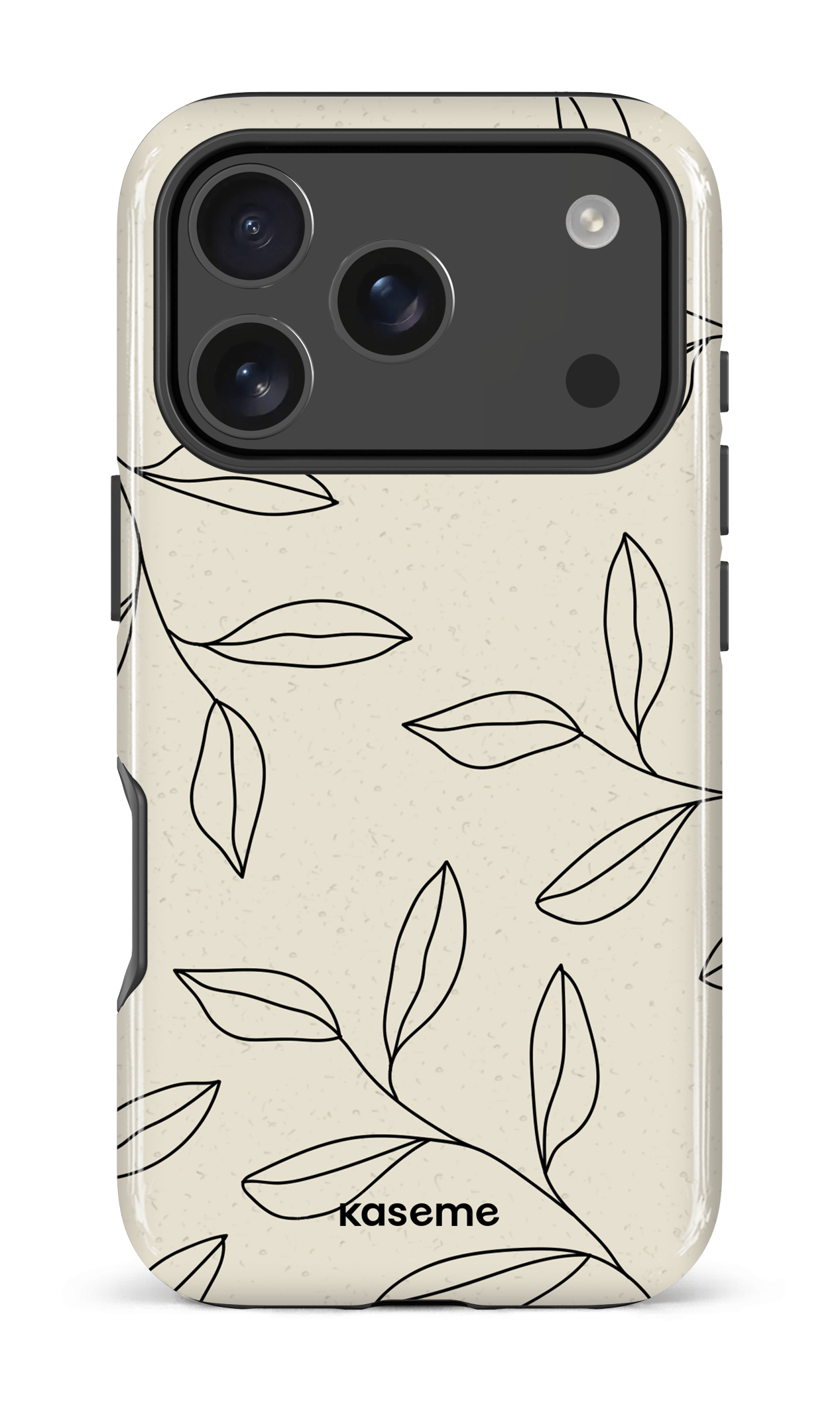 iPhone 17 Pro Impact Case Gloomy Beige and Black -