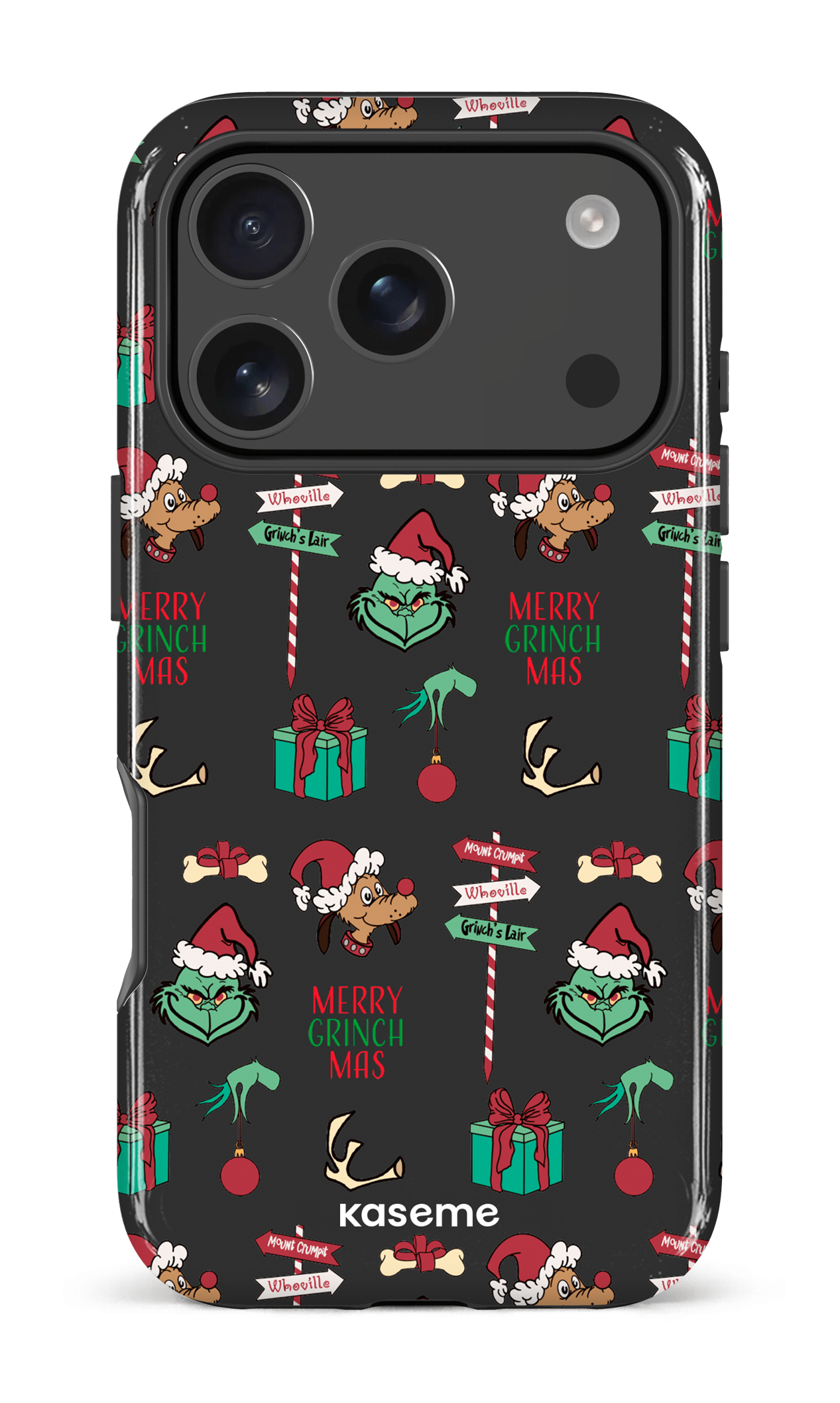 iPhone 17 Pro Impact Case Grinchmas black -