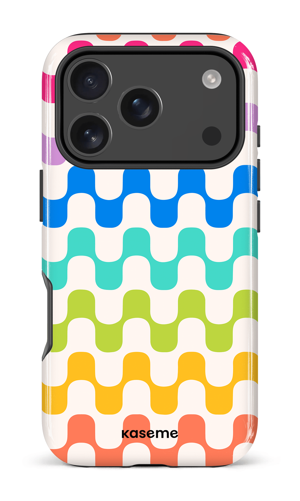 iPhone 17 Pro Impact Case Hippy Rainbow -