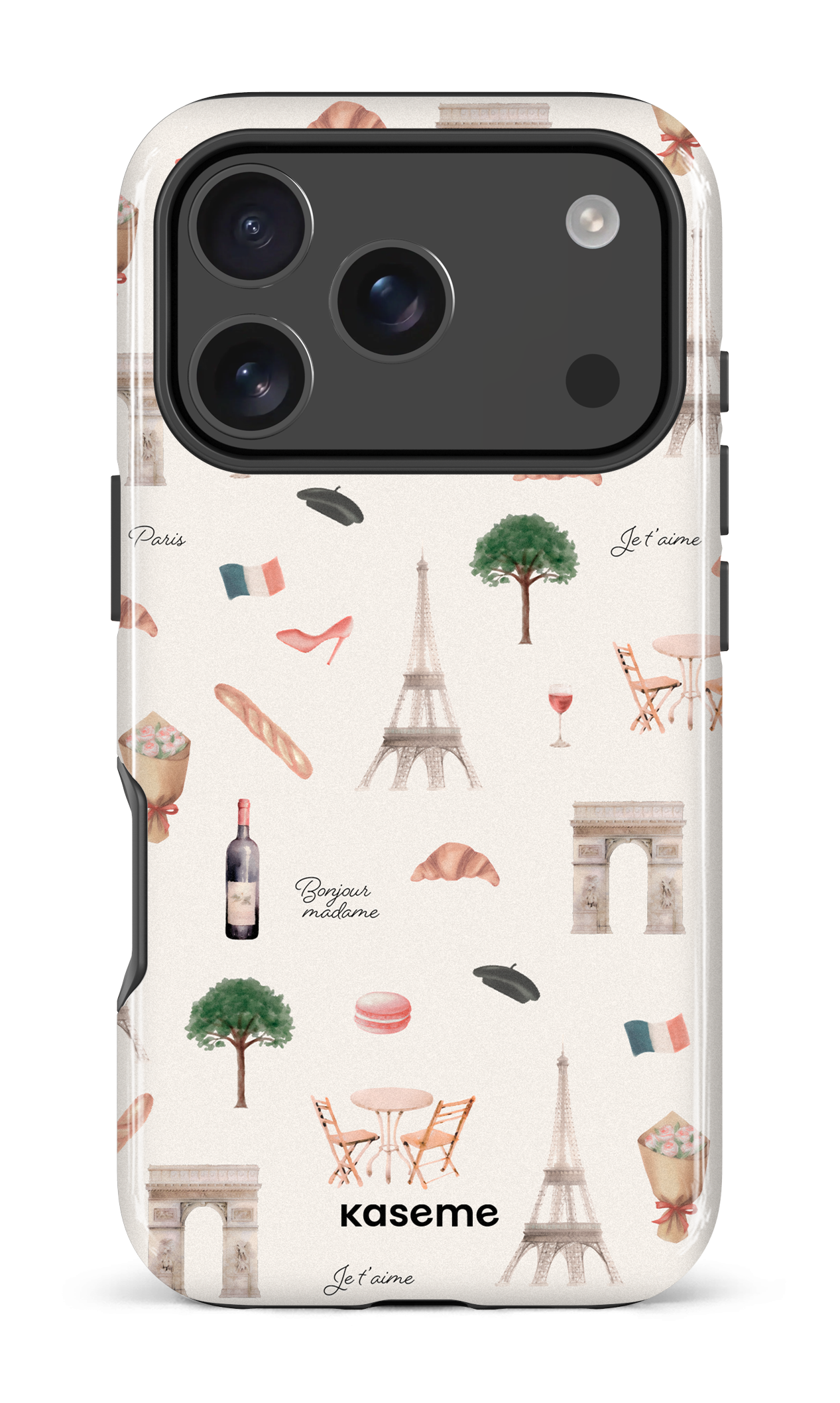 iPhone 17 Pro Impact Case Je t'aime Paris -