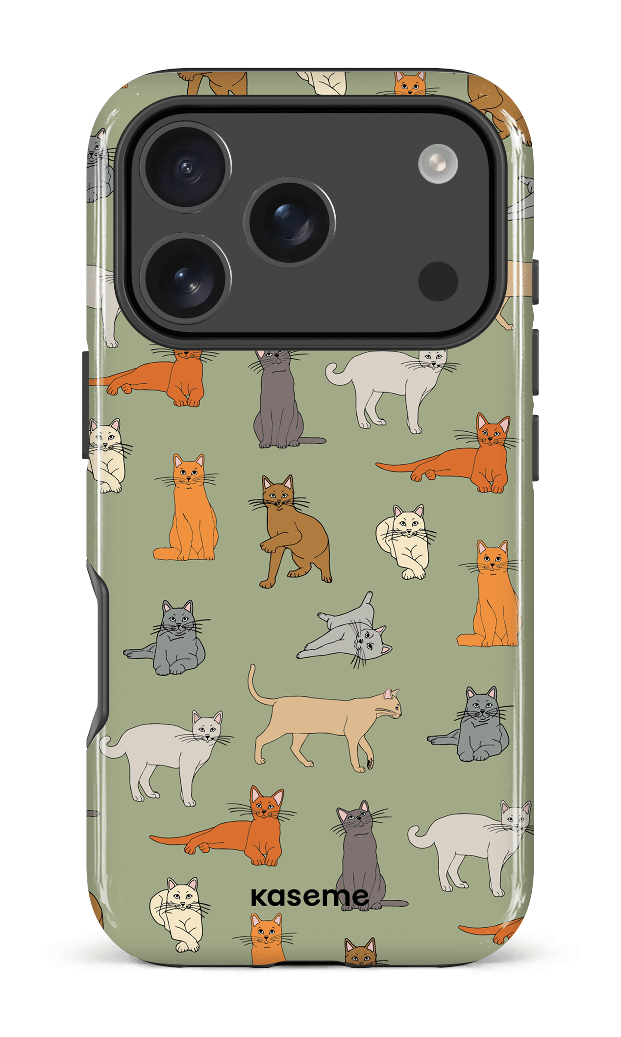 iPhone 17 Pro Impact Case Kitty green -