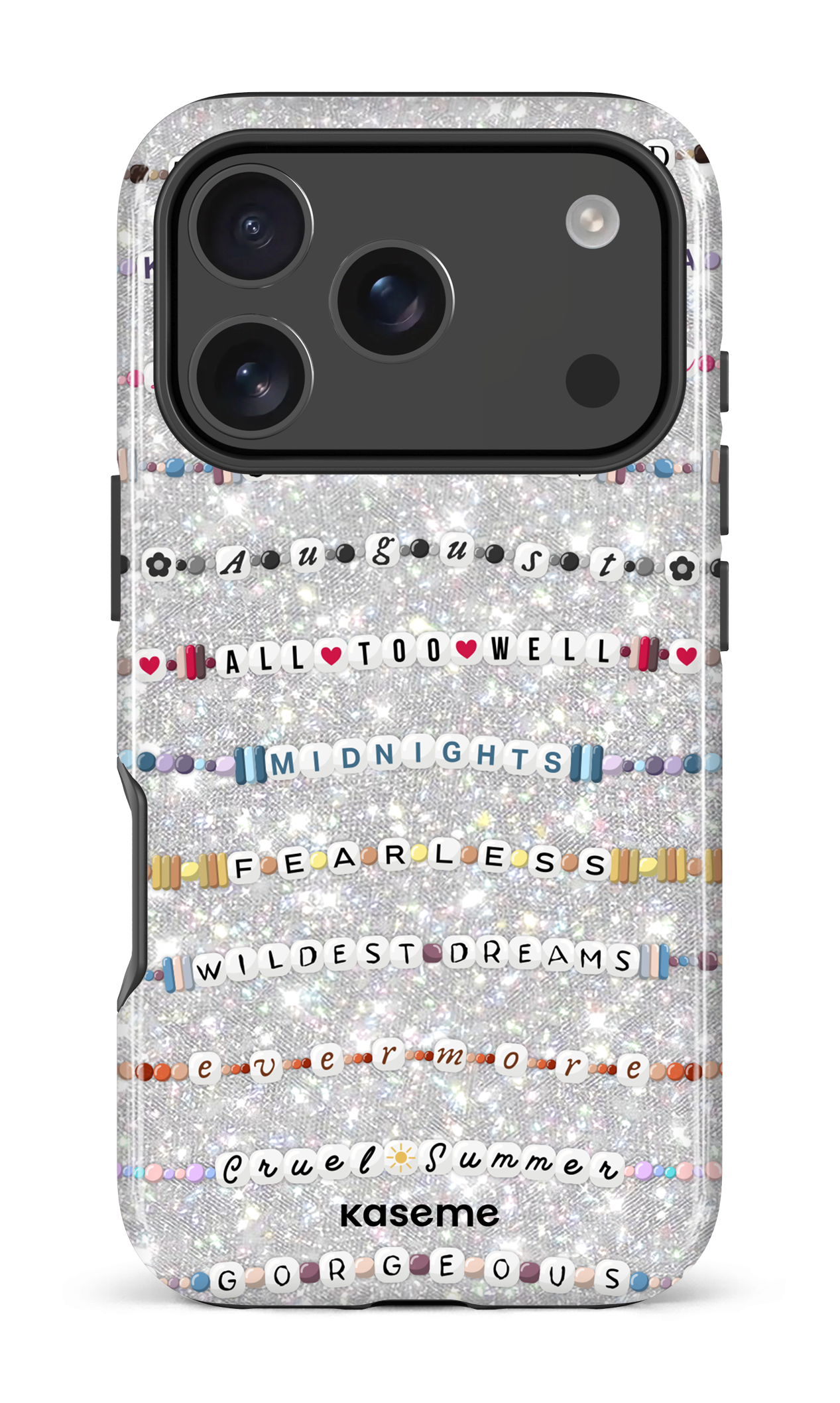 iPhone 17 Pro Impact Case Love Story Glitter -