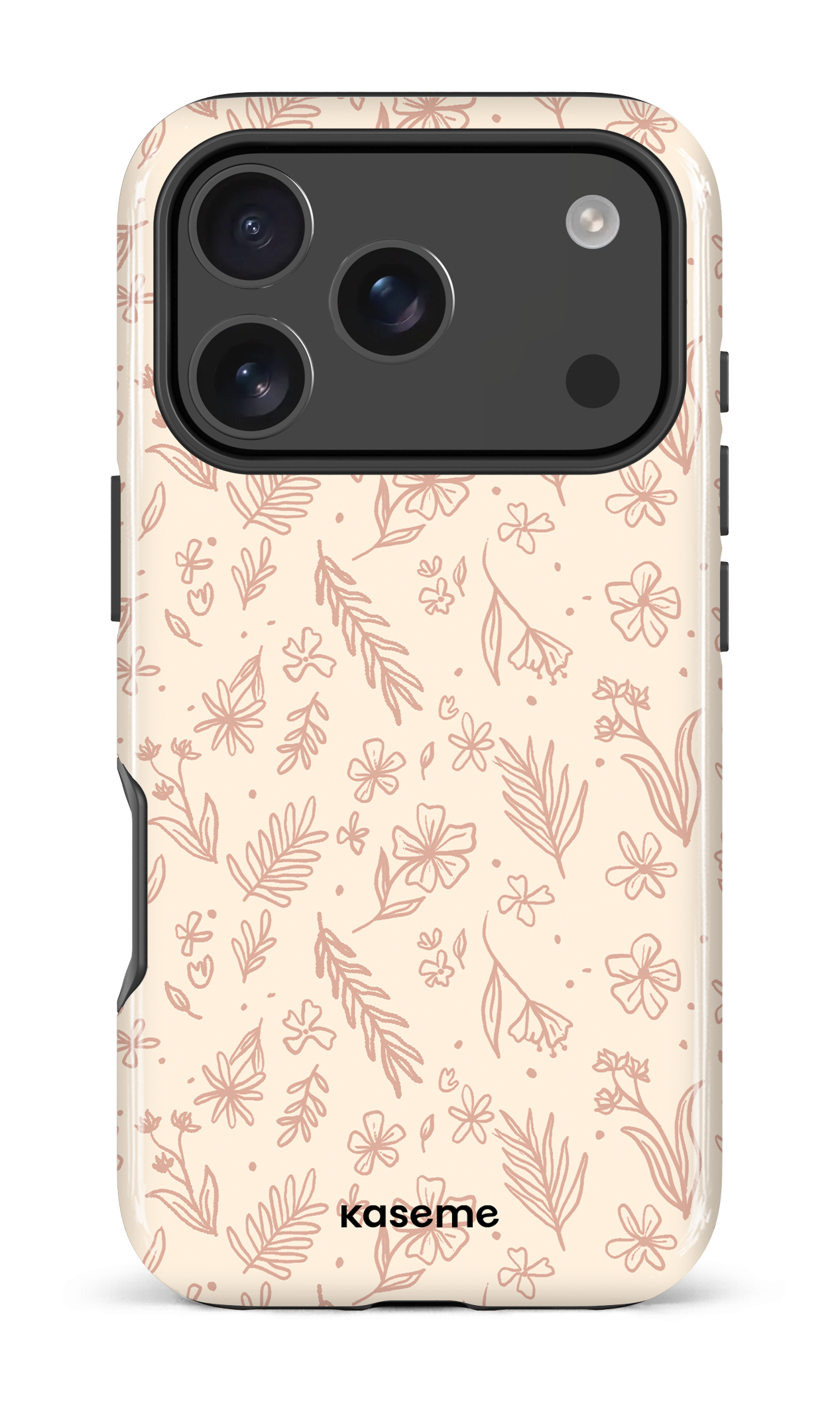 iPhone 17 Pro Impact Case Olive Branch Pink -