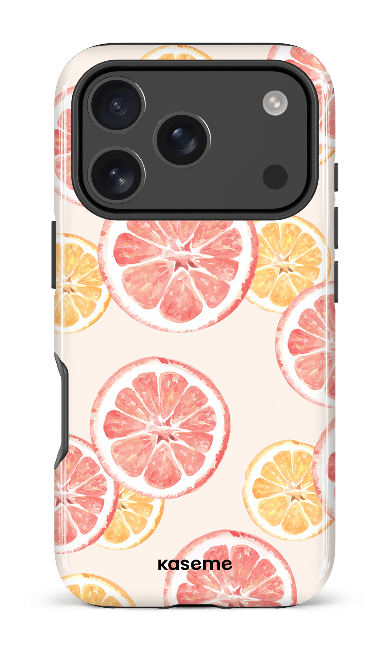 iPhone 17 Pro Impact Case Pink lemonade beige -