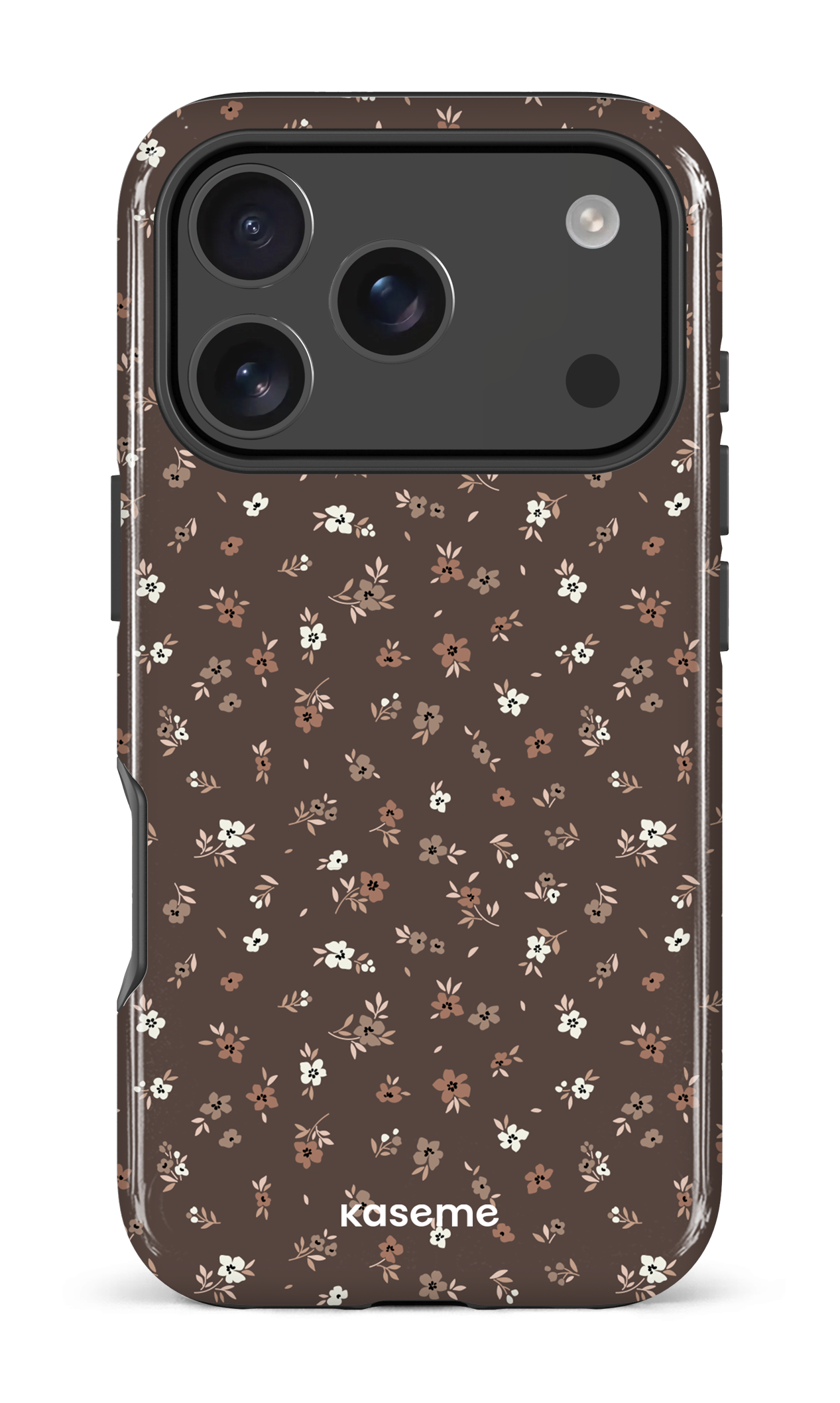 iPhone 17 Pro Impact Case Porcelain blossom Mocha -