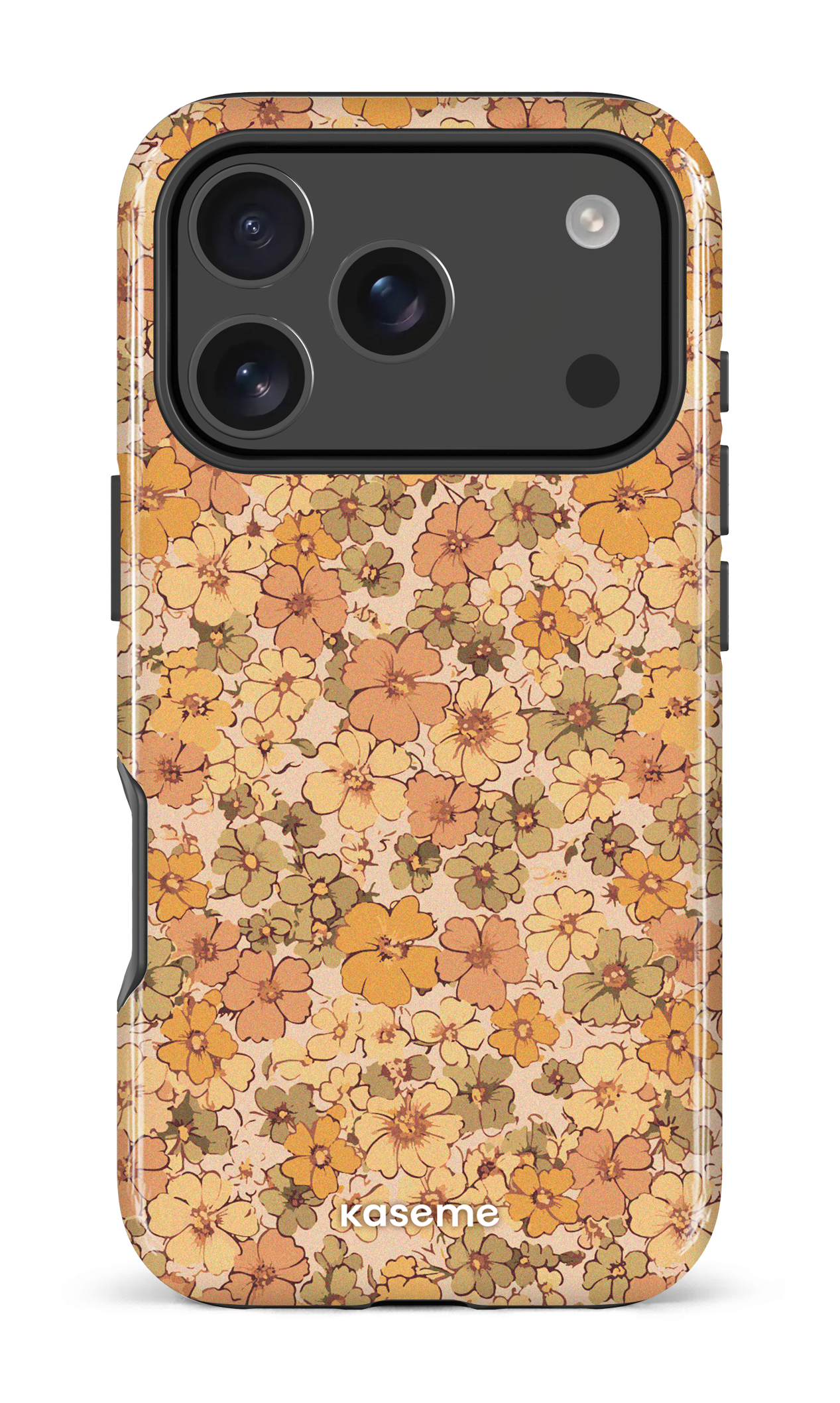 iPhone 17 Pro Impact Case Rustic Romance Yellow -
