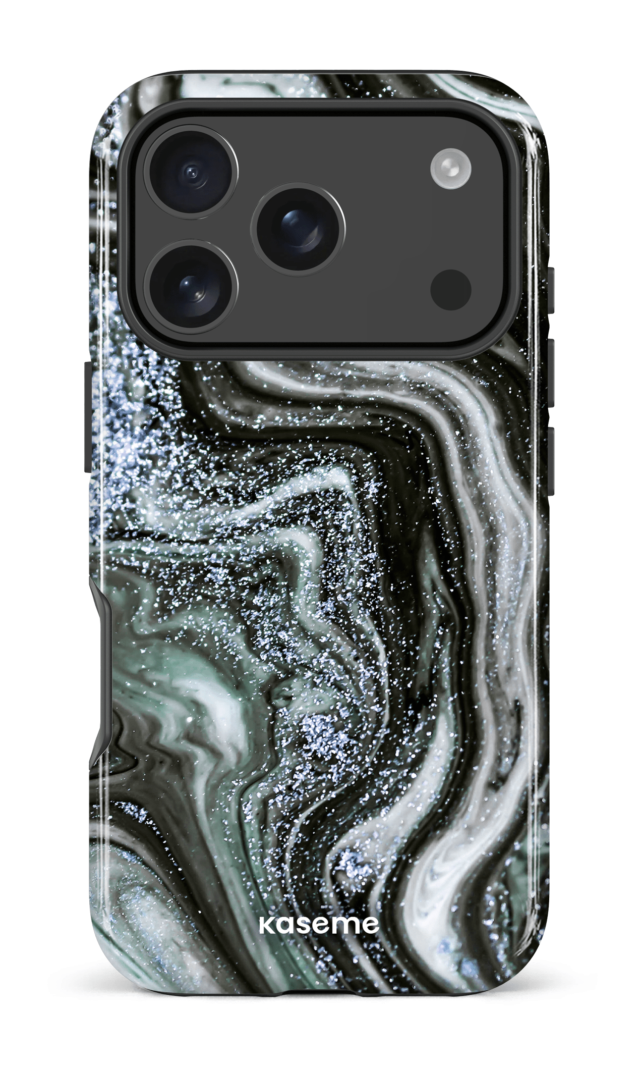 iPhone 17 Pro Impact Case Shimmering Secrets Blue -